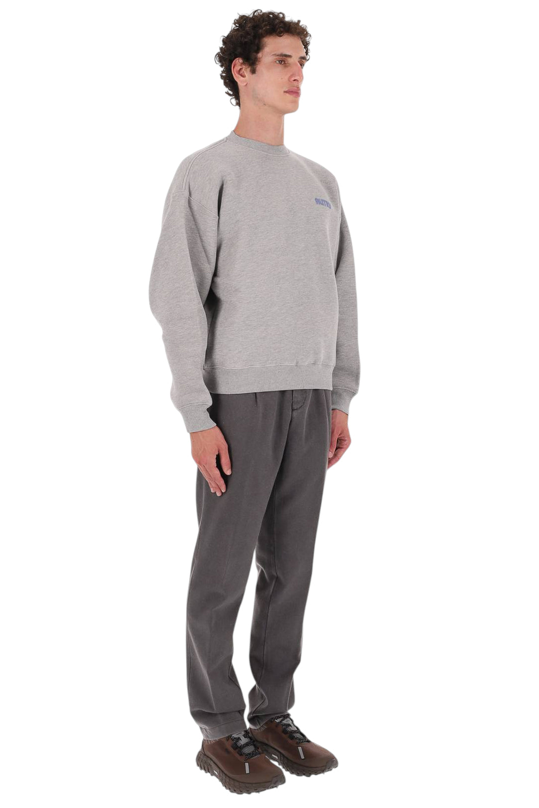 Autry Felpa girocollo in heavy jersey di cotone SWPX 115D MELANGE 