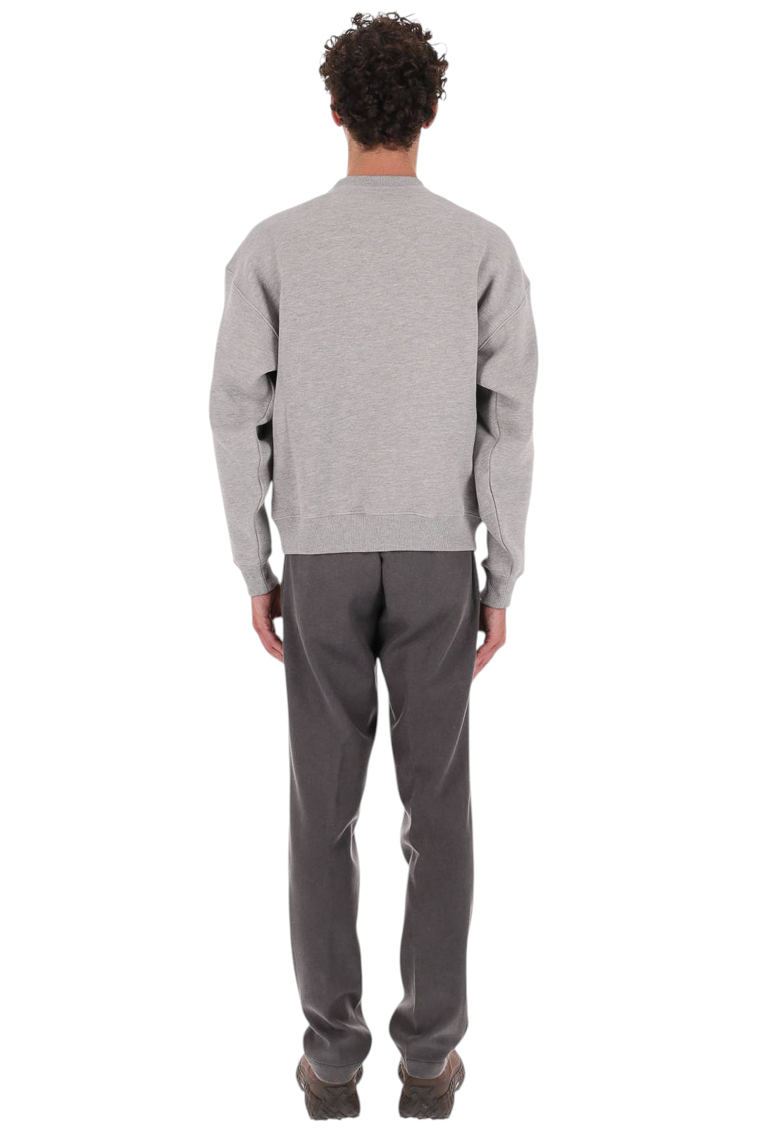Autry Felpa girocollo in heavy jersey di cotone SWPX 115D MELANGE 