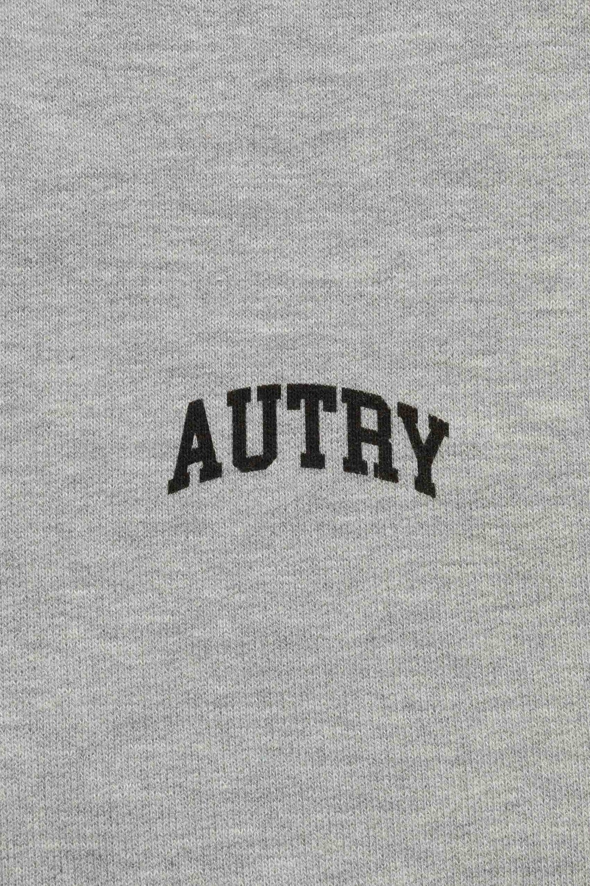 Autry Felpa polo unisex heavy jersey Dark Melange con bottoni coperti SWPX 117D MELANGE 