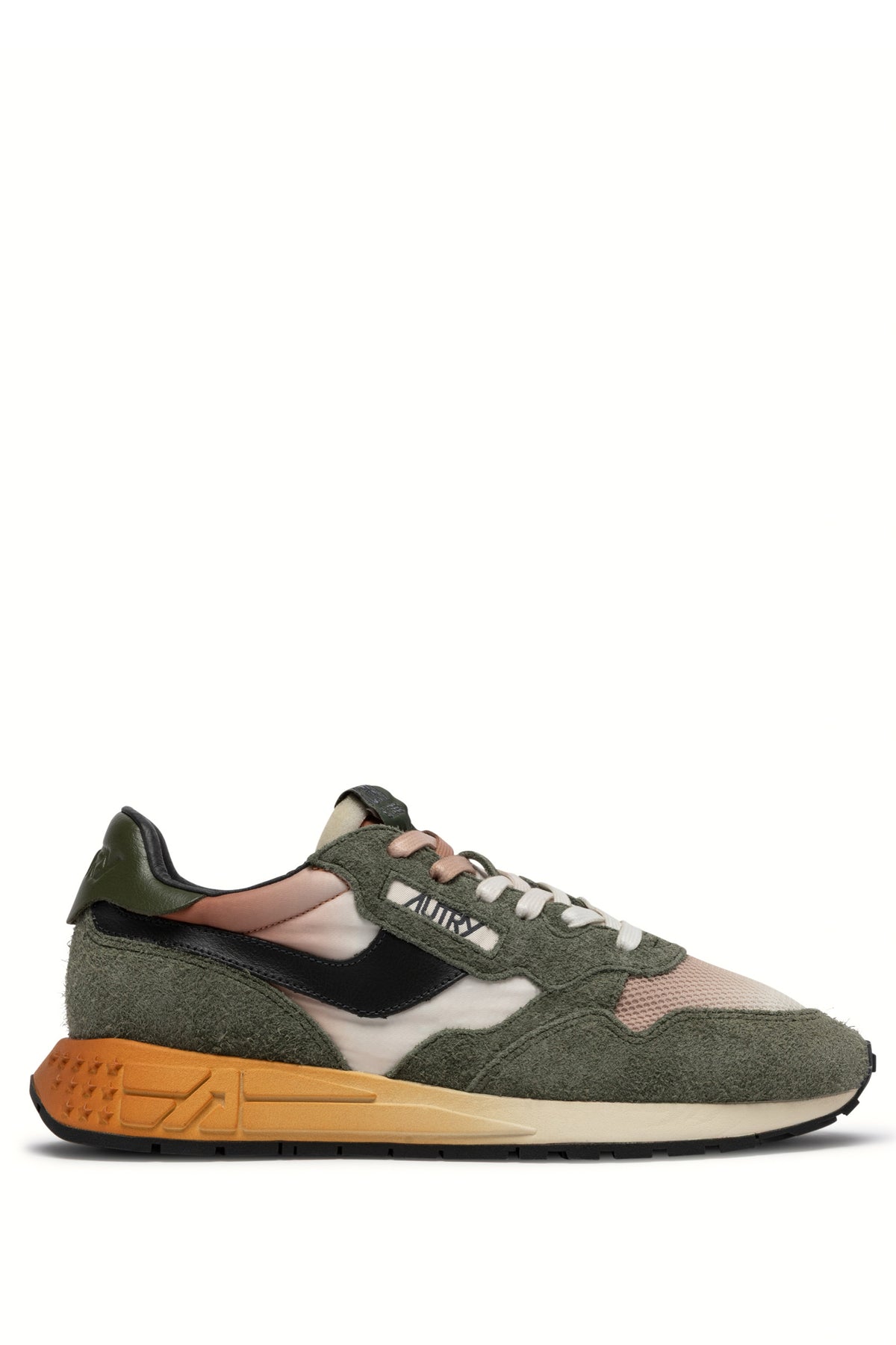 Autry Sneaker Reelwind in nylon - pelle e camoscio Desert/Salvia WWLM DI02 DES/SALV 