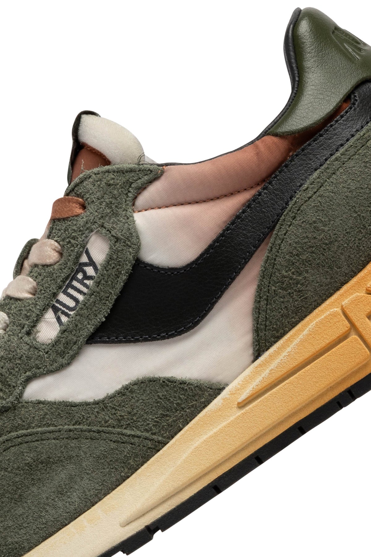 Autry Sneaker Reelwind in nylon - pelle e camoscio Desert/Salvia WWLM DI02 DES/SALV 