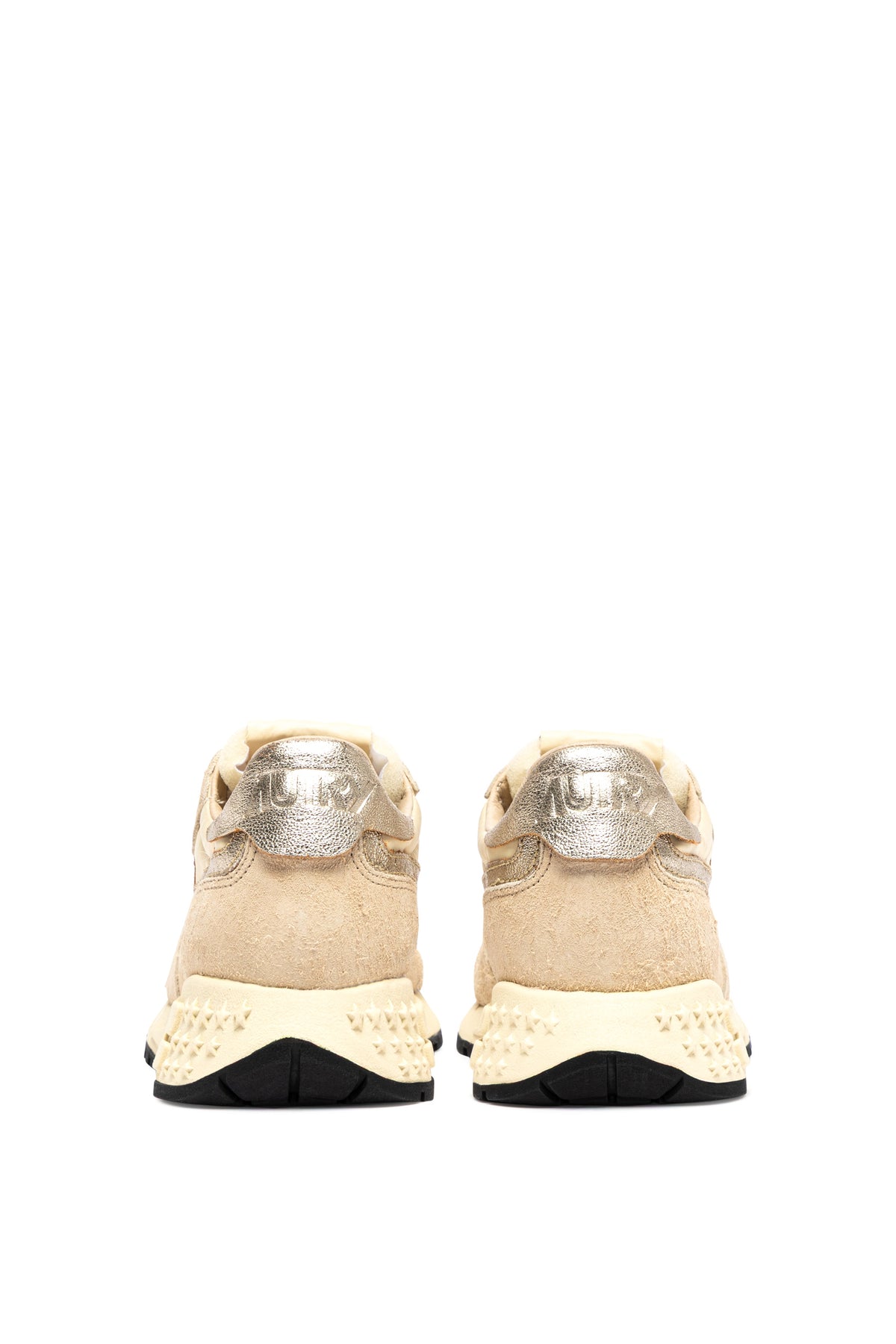 Autry Sneaker Reelwind donna in nylon-camoscio-pelle laminata Ecru/Platinum WWLW YD01 ECRU/PLAT 