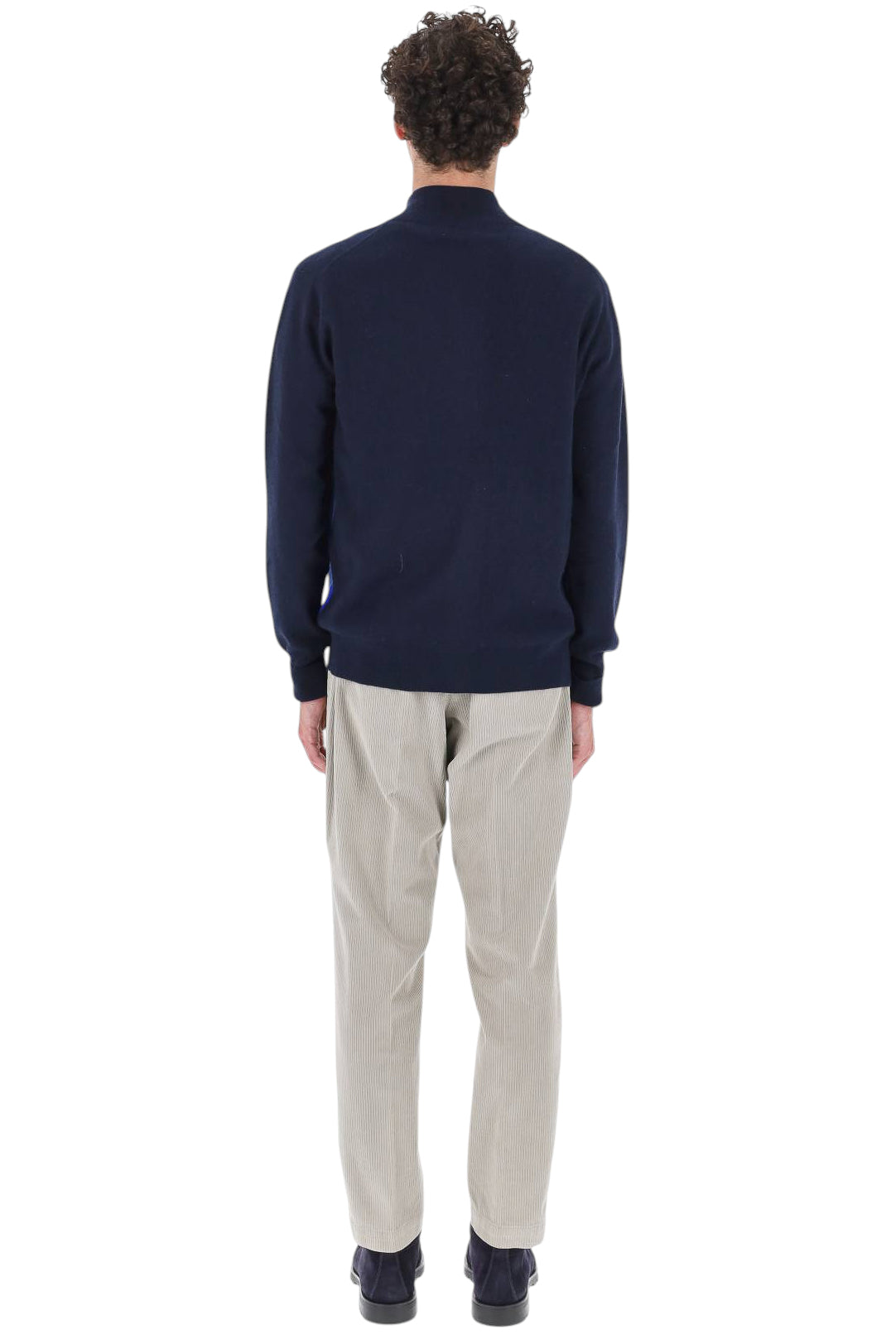Ballantyne Maglia full zip in cashmere 1 filo fantasia Diamond B2K036-12KA8 93560 