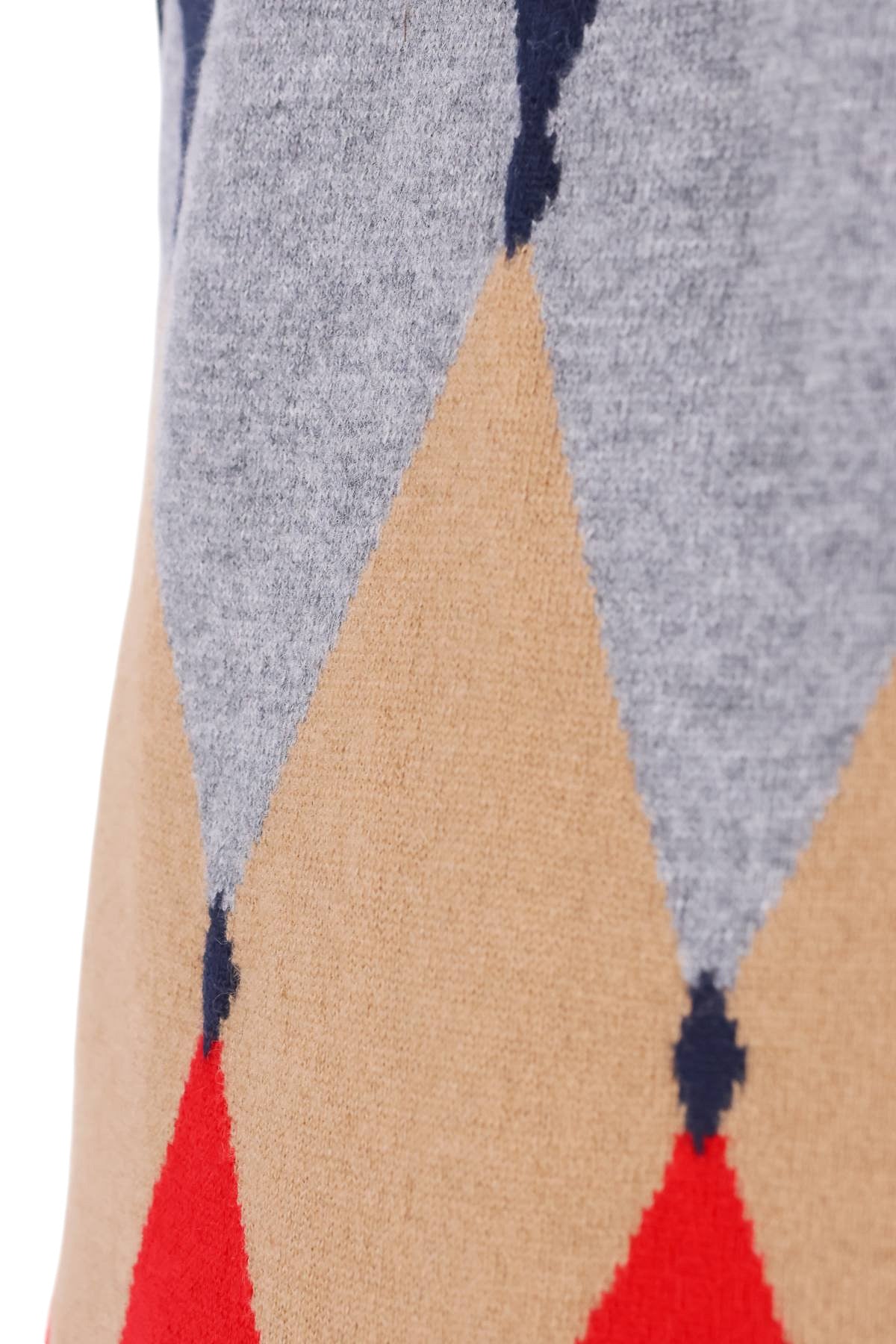 Ballantyne Maglia girocollo in cashmere 1 filo fantasia Diamond B2P000 12KA8 93562 