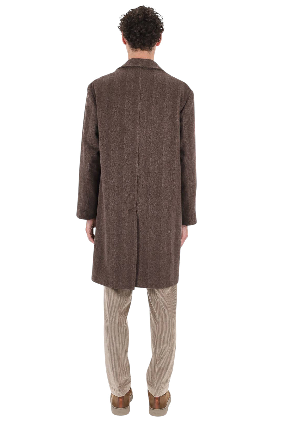 Barba Cappotto fantasia resca in puro cashmere 58075 0029 
