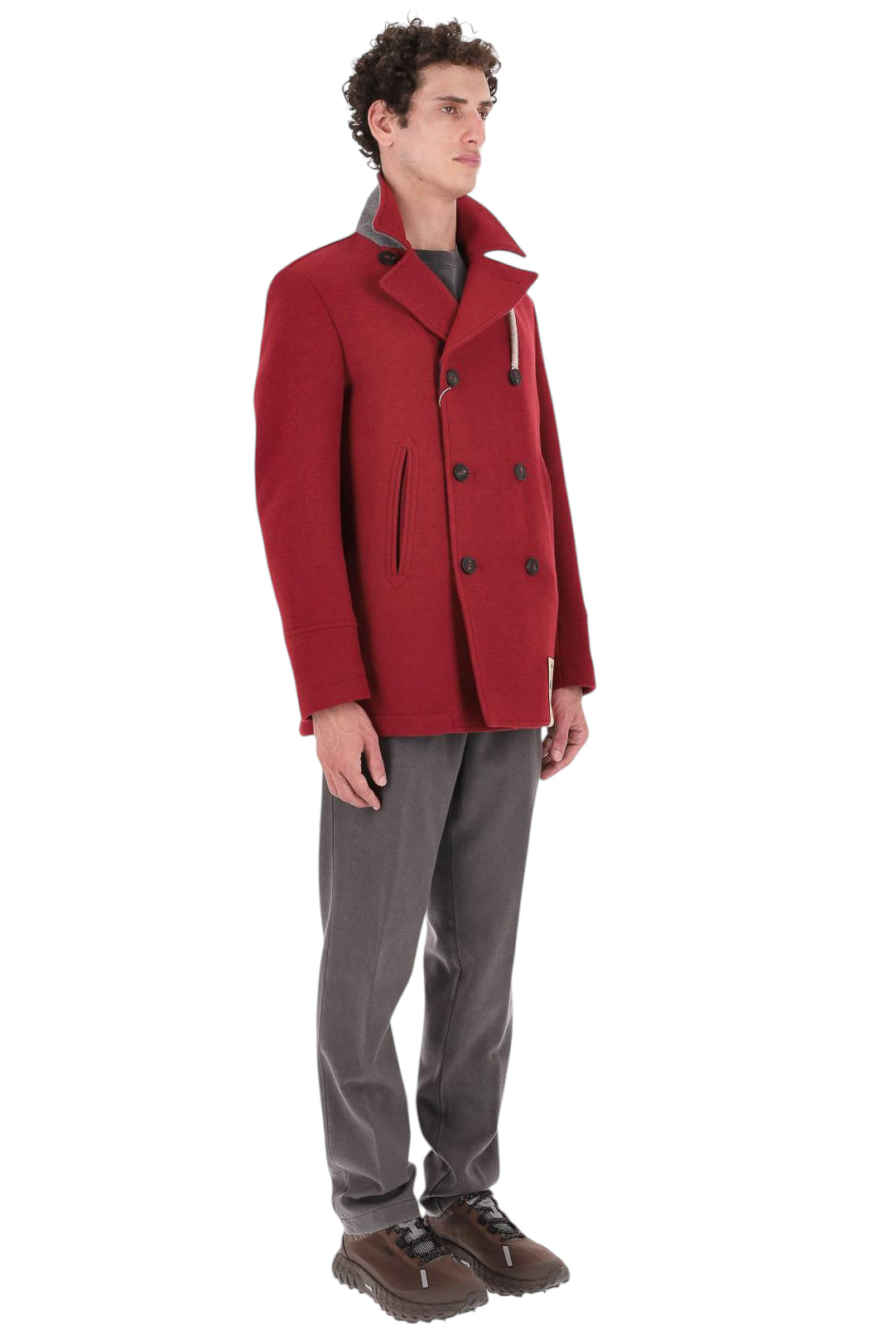 Camplin Peacoat Island in lana ISLAND S RC 