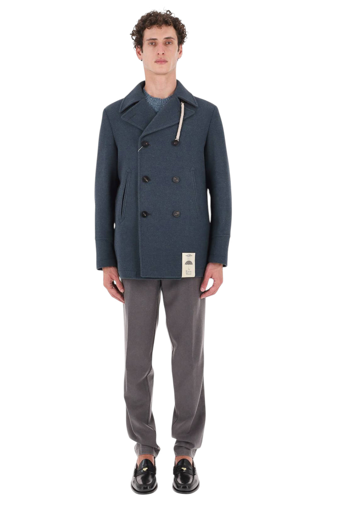 Camplin Peacoat Island in lana ISLAND S/3 OC 