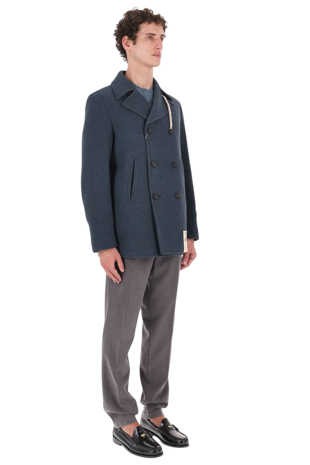 Camplin Peacoat Island in lana ISLAND S/3 OC 
