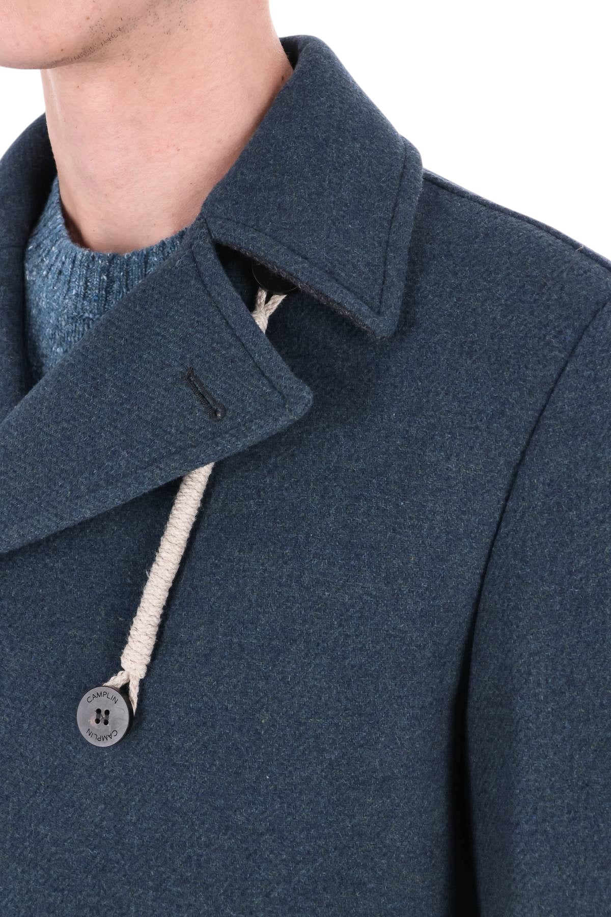 Camplin Peacoat Island in lana ISLAND S/3 OC 