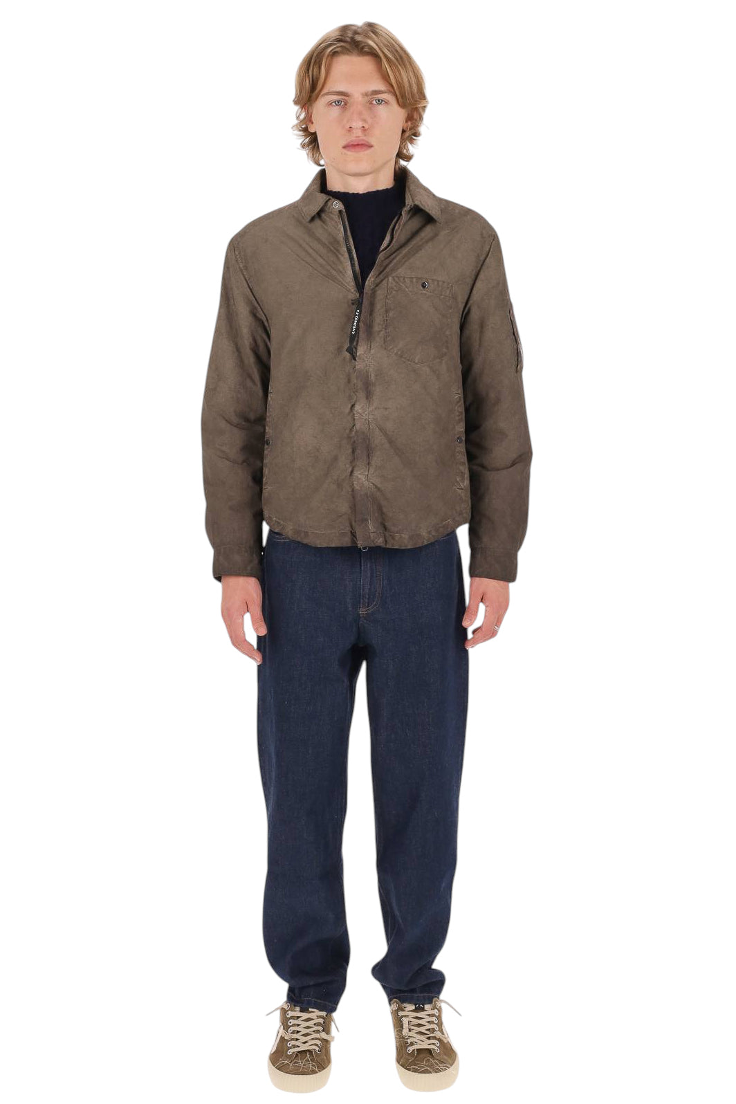 CP Company Overshirt imbottita in Flat Nylon 21CMOS124A00 6252S R30 