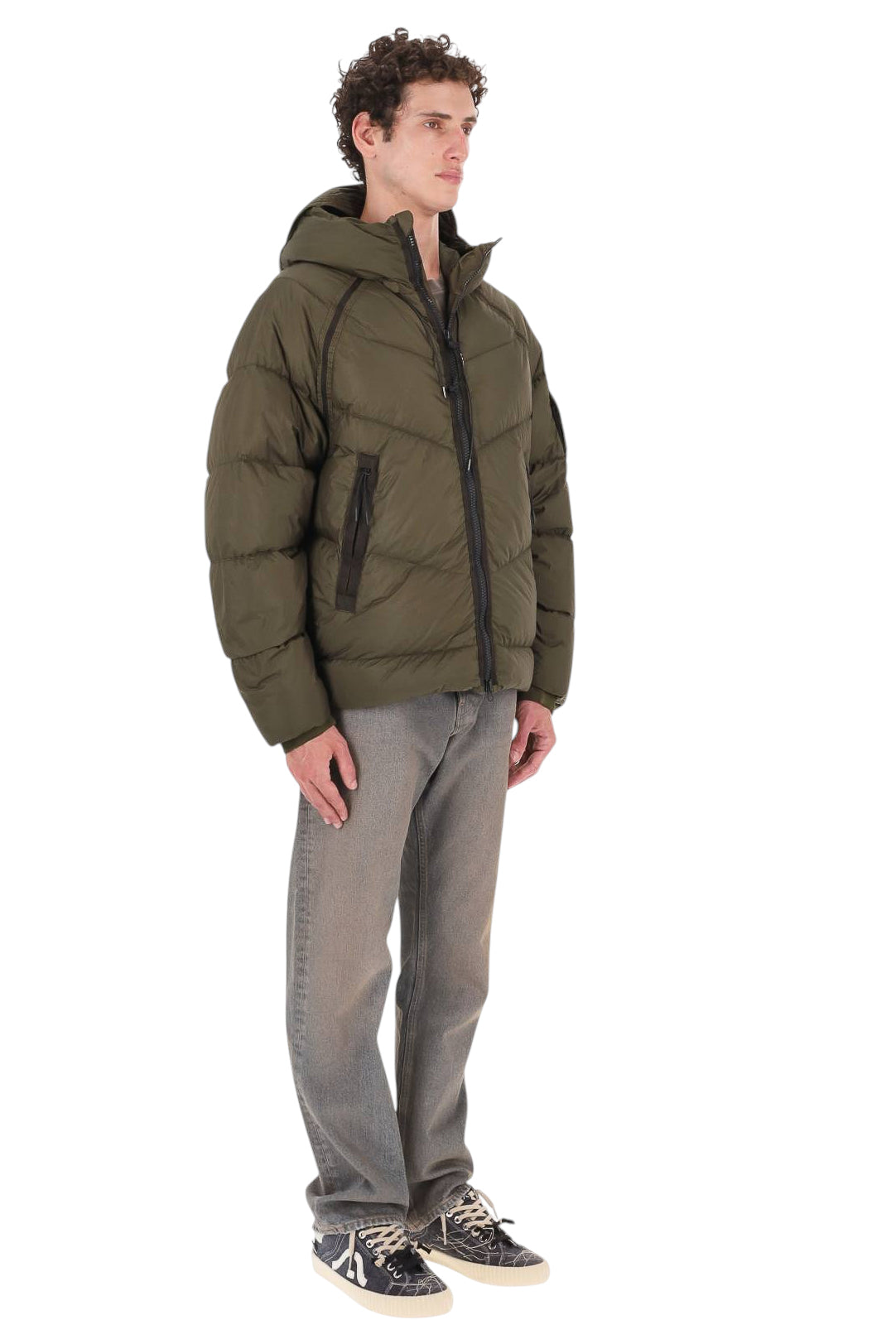 CP Company Piumino Down Shield in ripstop 21CMOW210A11 0655G 683 