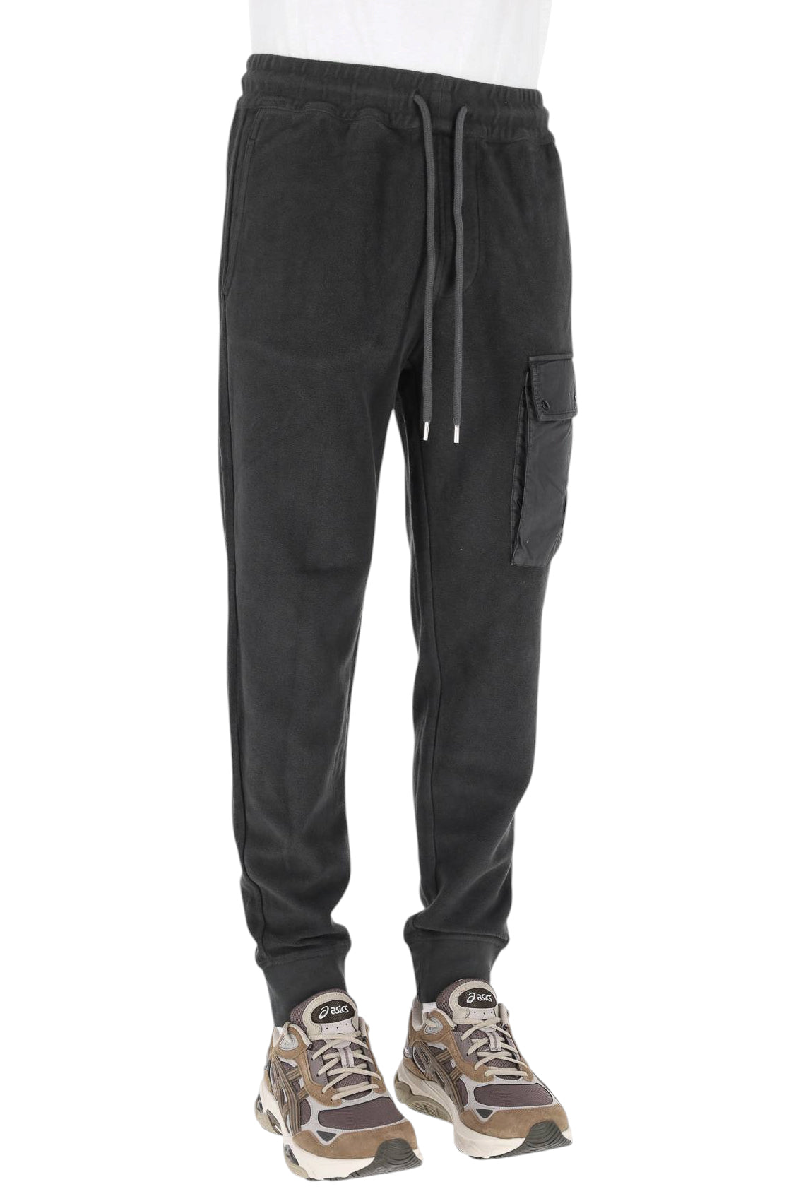 CP Company Pantalone cargo in felpa in cotone brushed emerized 21CMSP191A00 6614G/2 985 