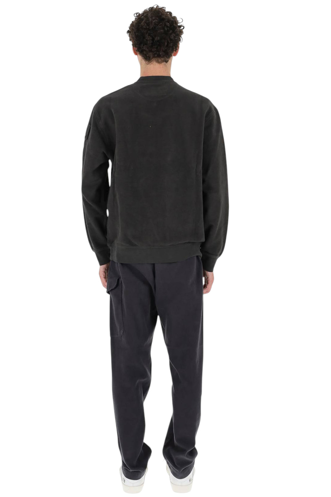 CP Company Felpa girocollo in cotone Brushed Emerized 21CMSS192A00 6614G/2 985 