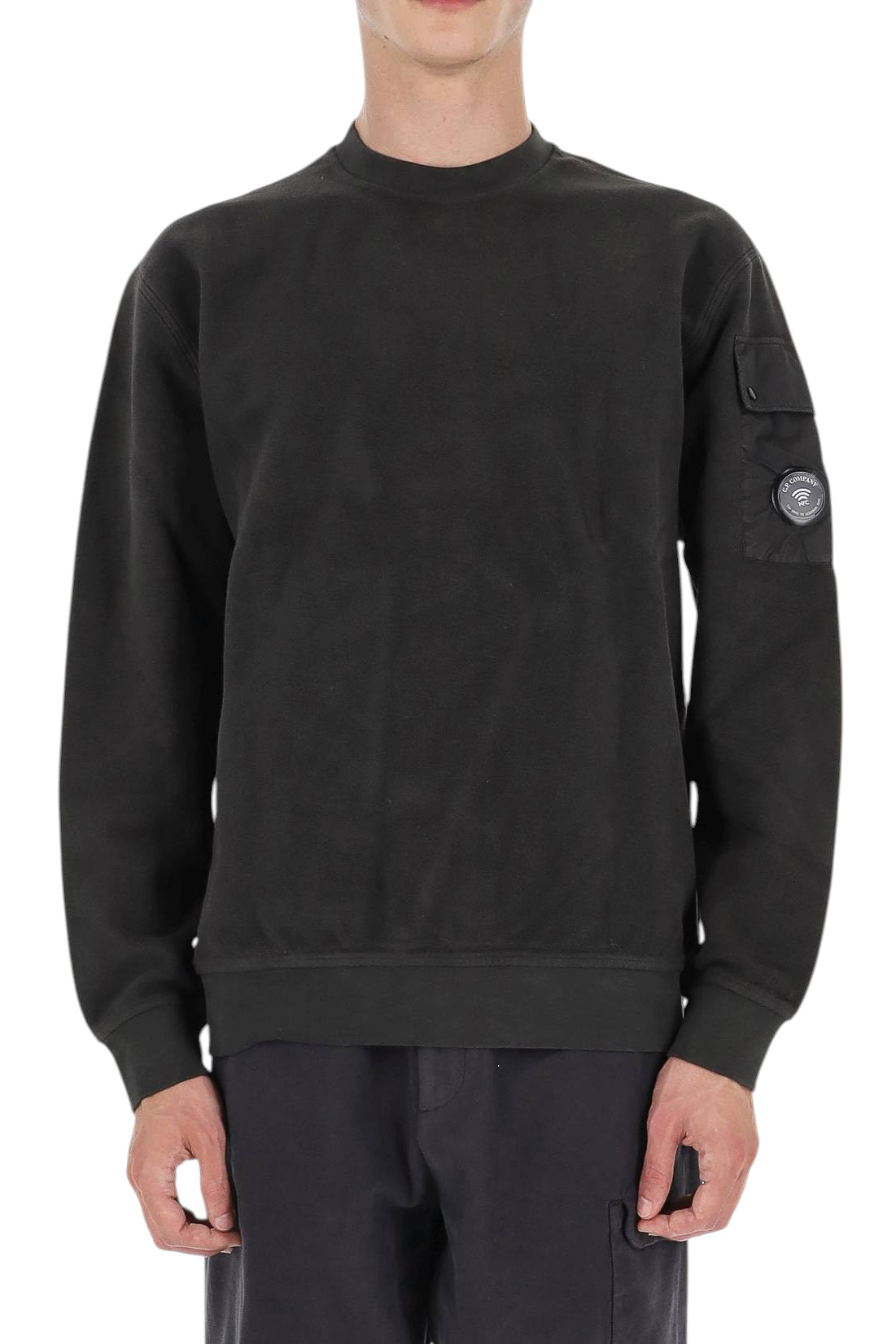 CP Company Felpa girocollo in cotone Brushed Emerized 21CMSS192A00 6614G/2 985 