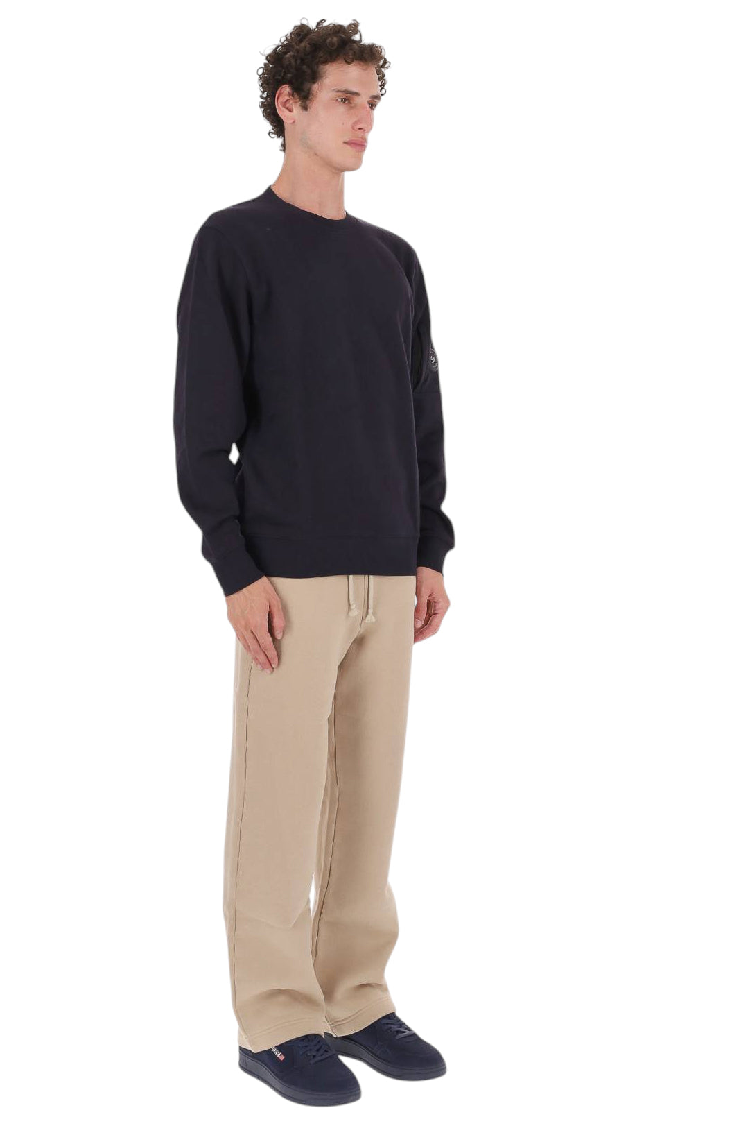CP Company Felpa girocollo in cotone Diagonal Fleece RCCMSS713A00 5086W 888 