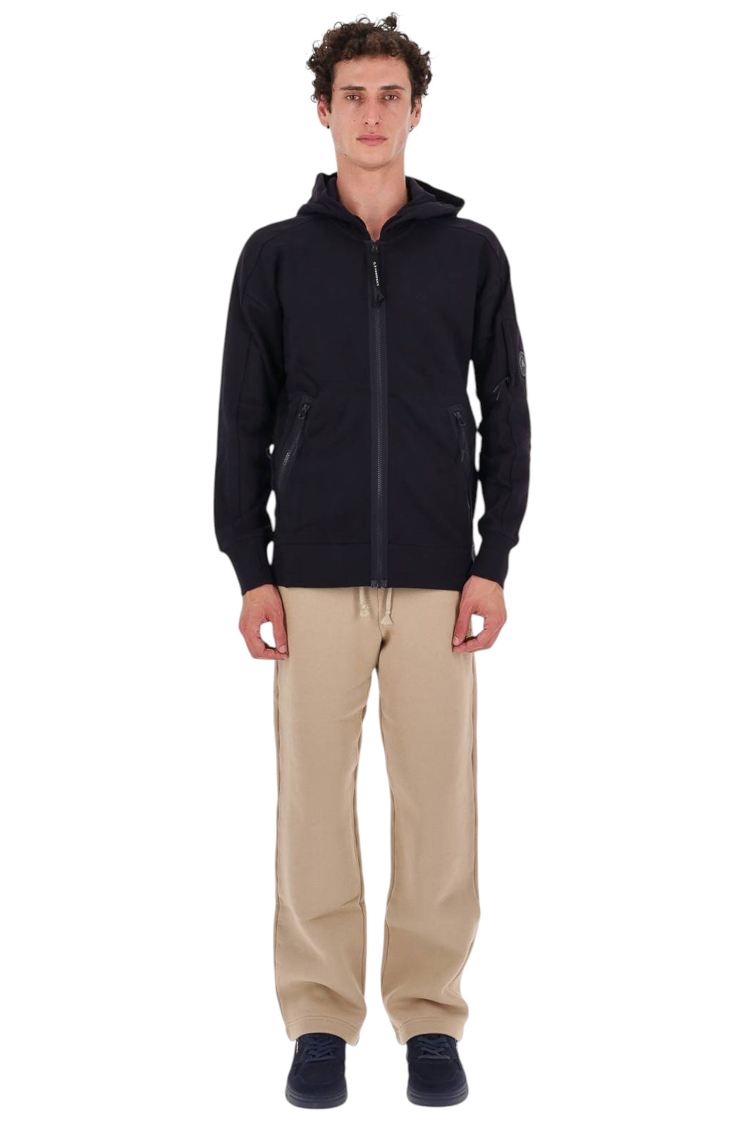 CP Company Felpa con cappuccio Diagonal Raised Fleece RCCMSS716M00 5086W 888 