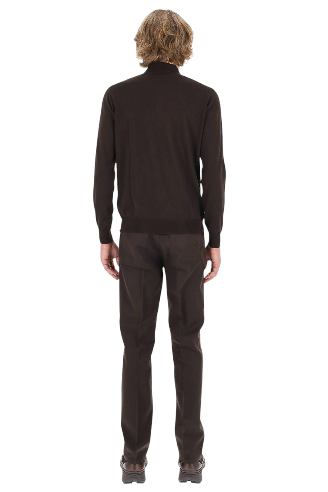 Drumohr Polo in lana 140's Modern fit D0D145 595 
