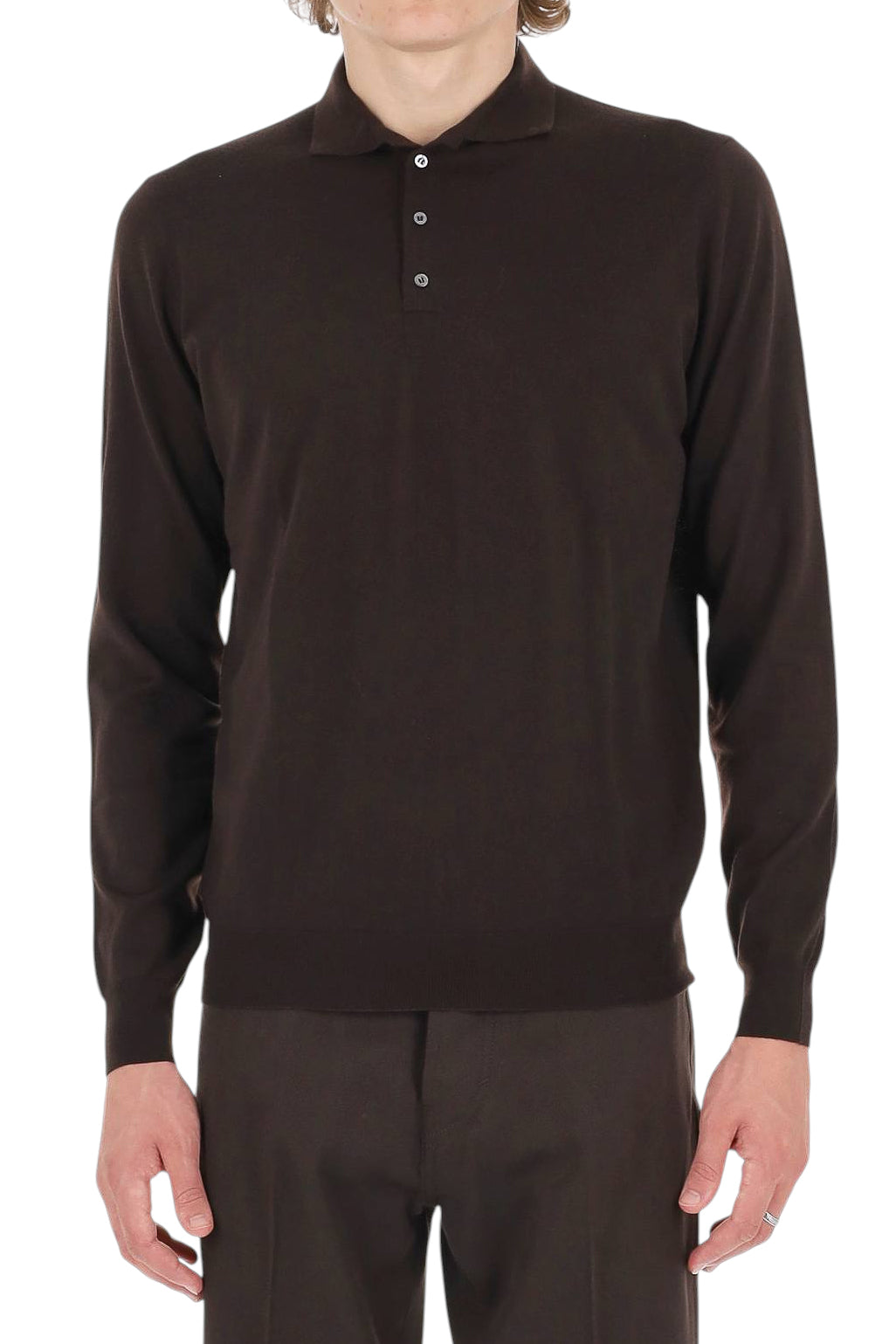 Drumohr Polo in lana 140's Modern fit D0D145 595 