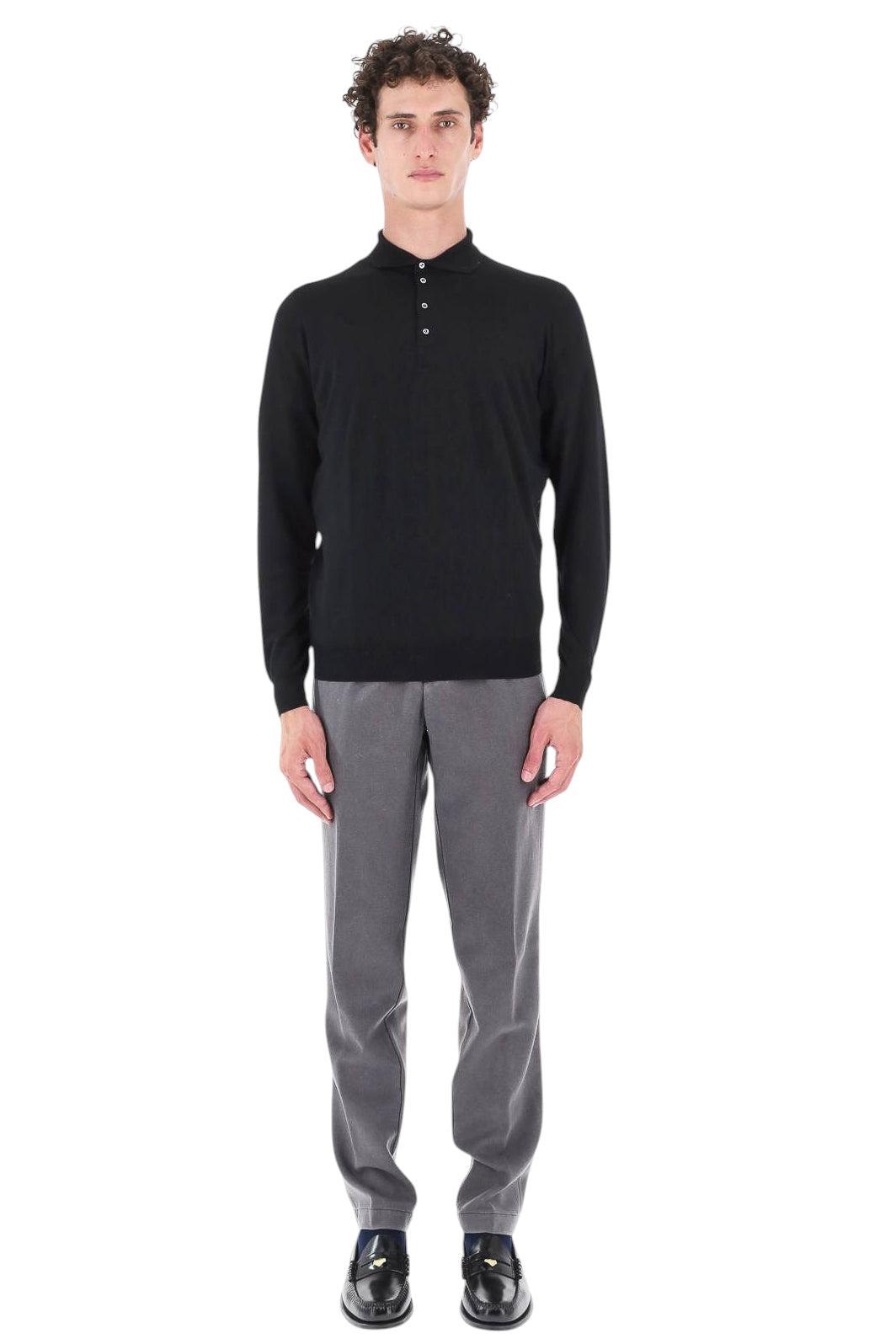 Drumohr Polo in lana 140's Modern fit D0D145/3 690 