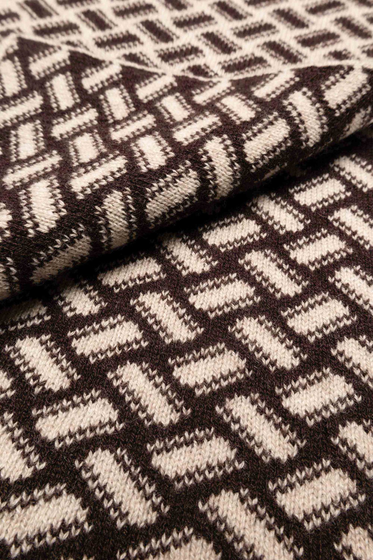 Drumohr Sciarpa in cashmere fantasia biscottino D1K820 BN11 