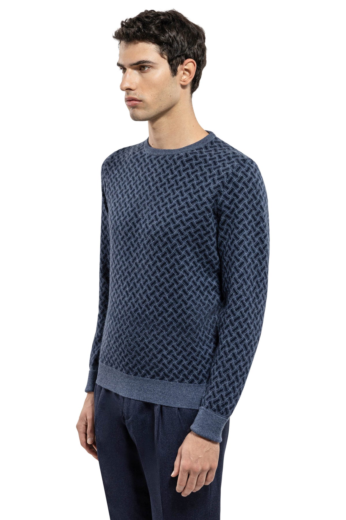 Drumohr Maglia girocollo biscottino in cashmere D2K103/3 AI71 