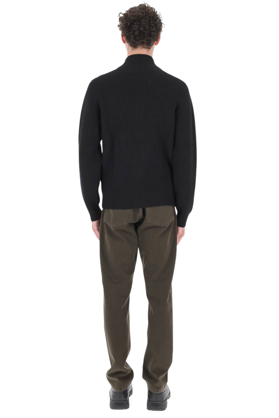 Drumohr Cardigan full zip in lana merino D50202PNL 690 