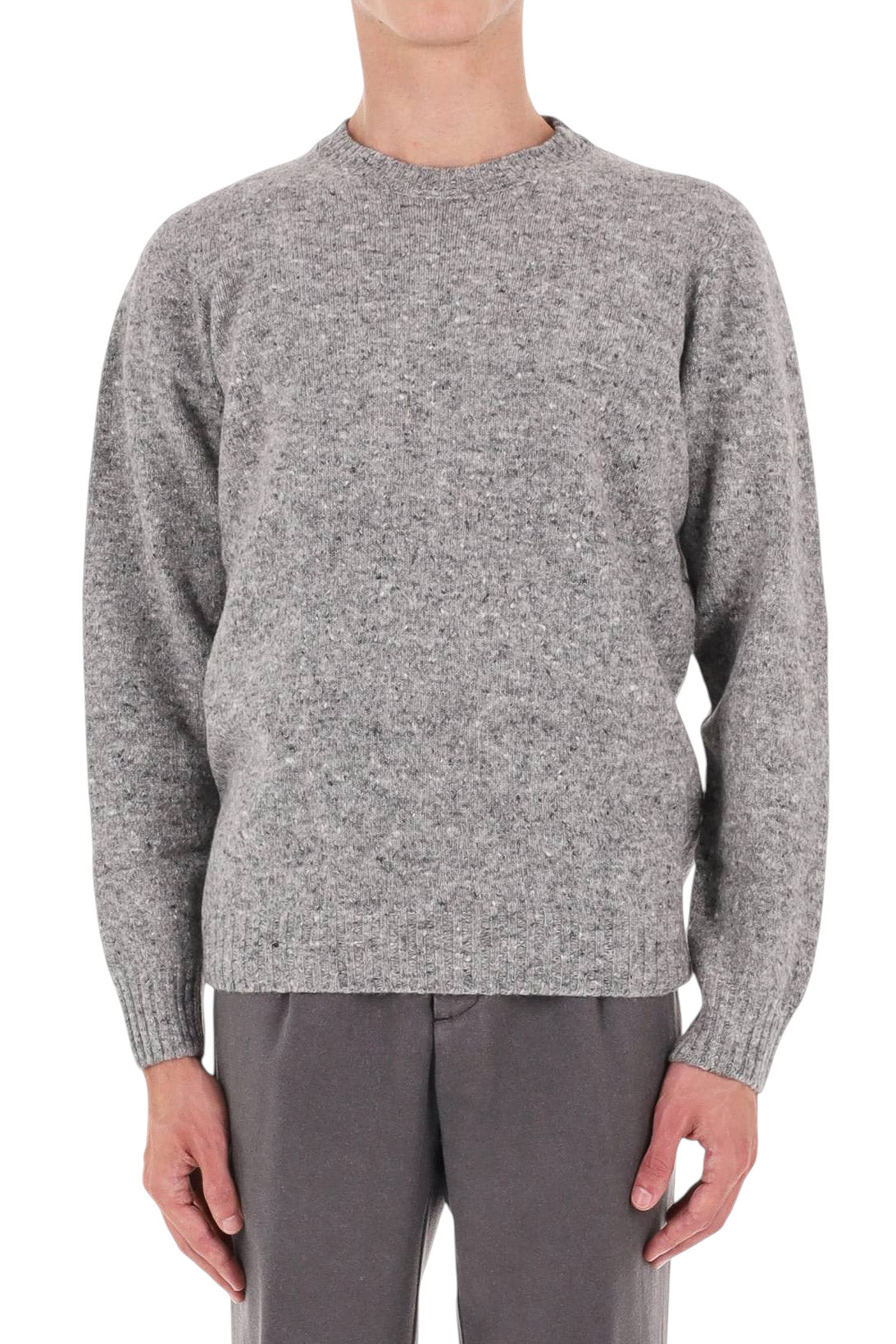 Drumohr Maglia girocollo sale e pepe in lana-cashmere D5SK103NL 635 