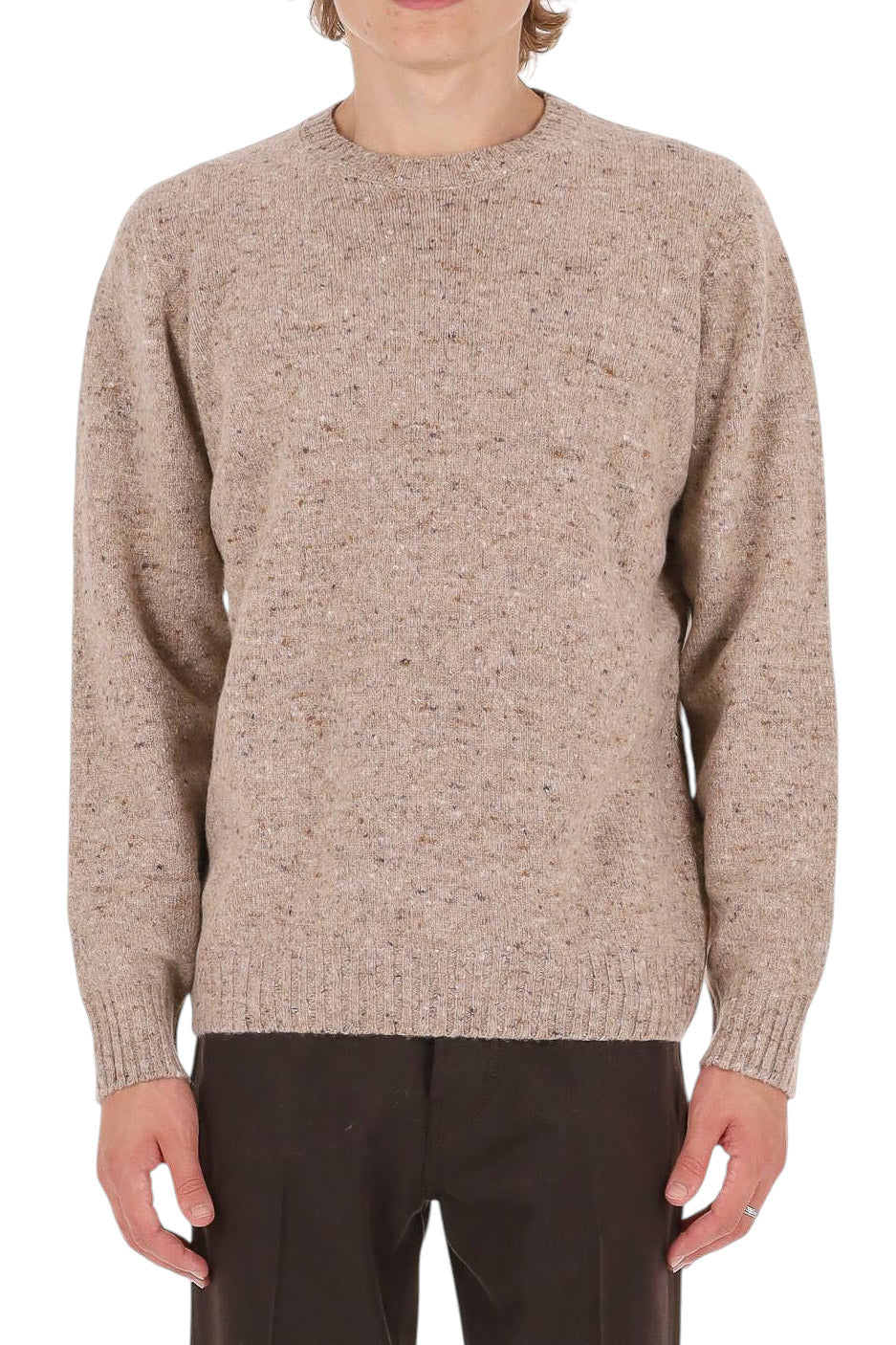 Drumohr Maglia girocollo sale e pepe in lana-cashmere D5SK103NL/2 520 