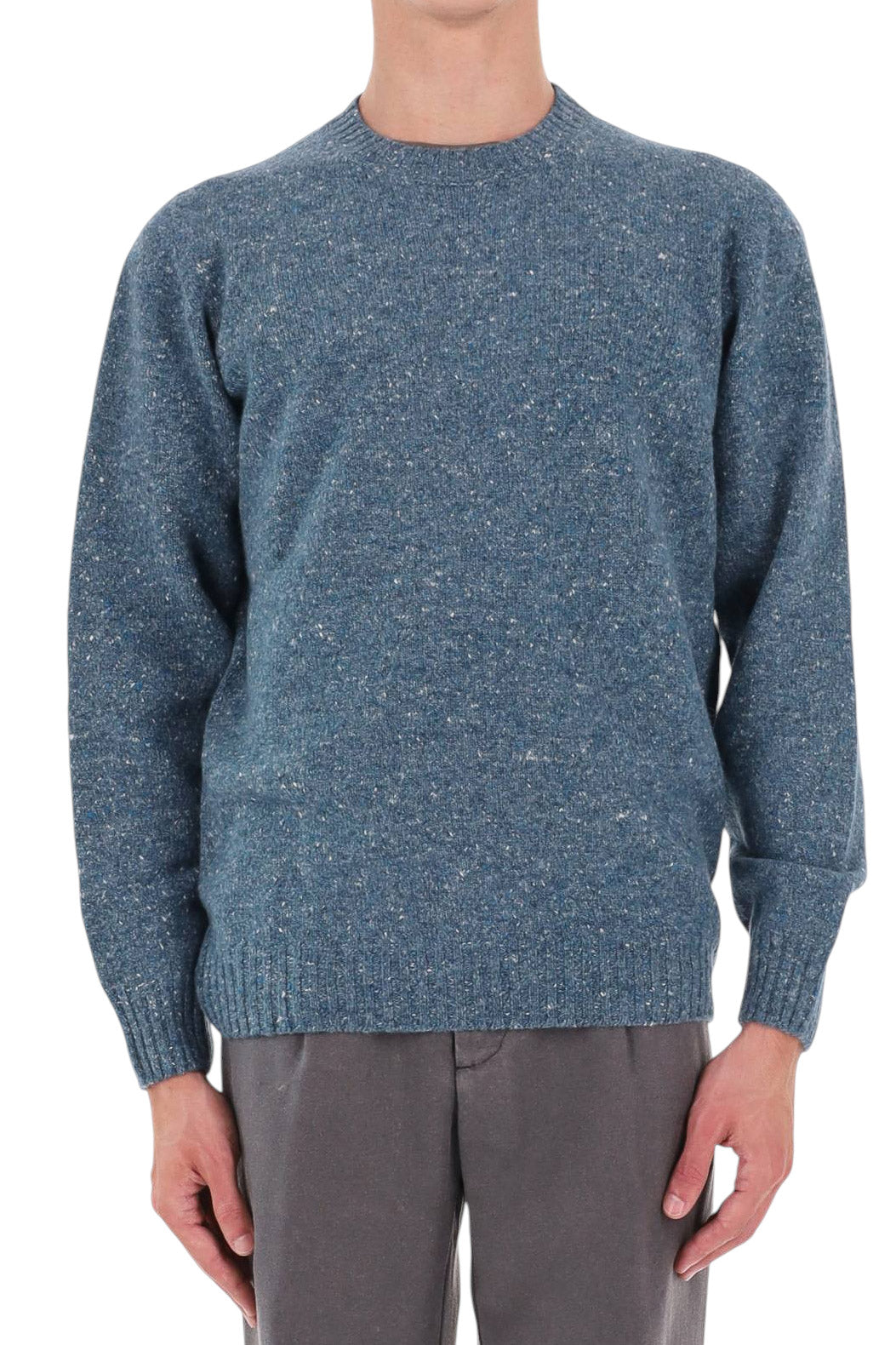 Drumohr Maglia girocollo sale e pepe in lana-cashmere D5SK103NL/3 419 