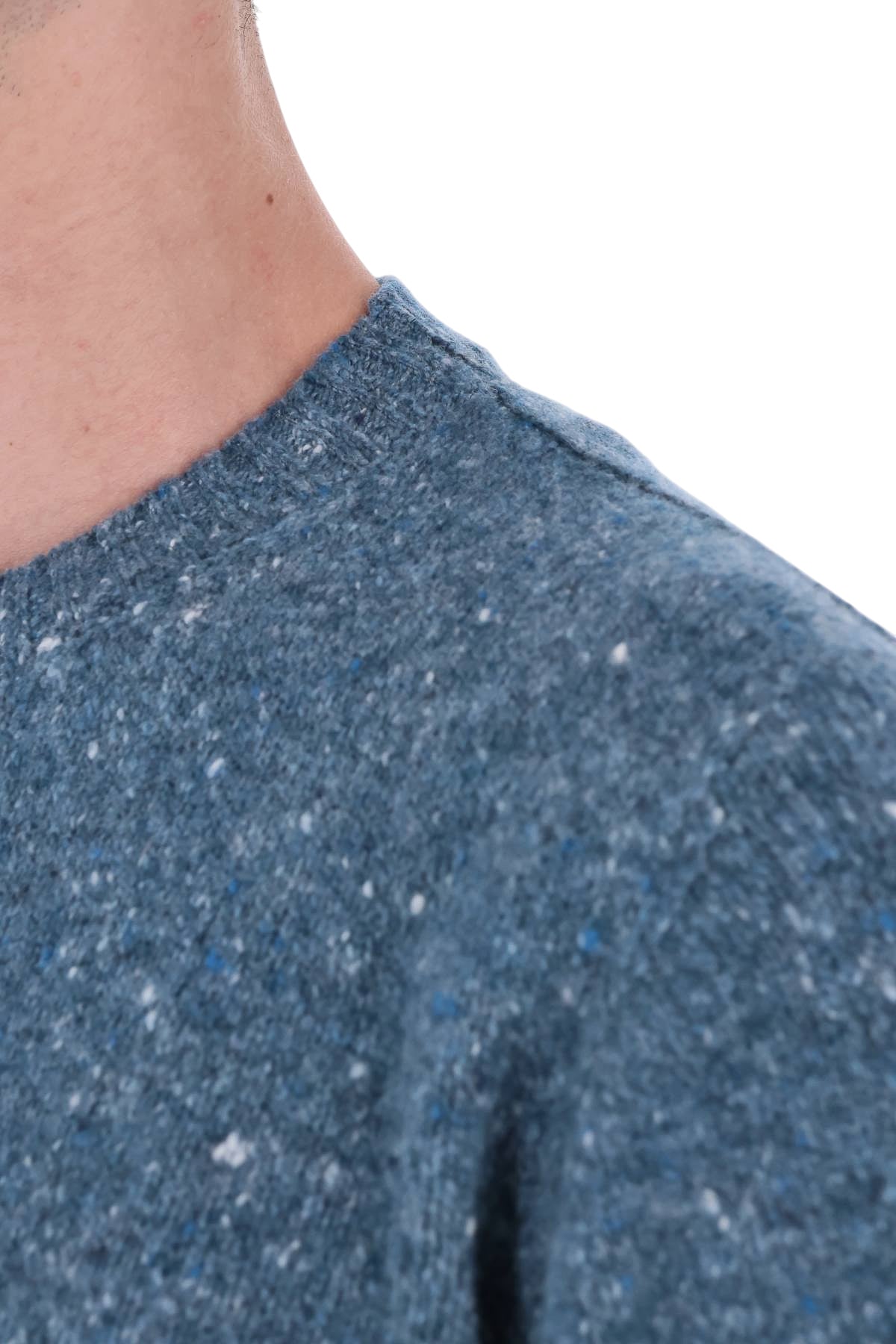 Drumohr Maglia girocollo sale e pepe in lana-cashmere D5SK103NL/3 419 