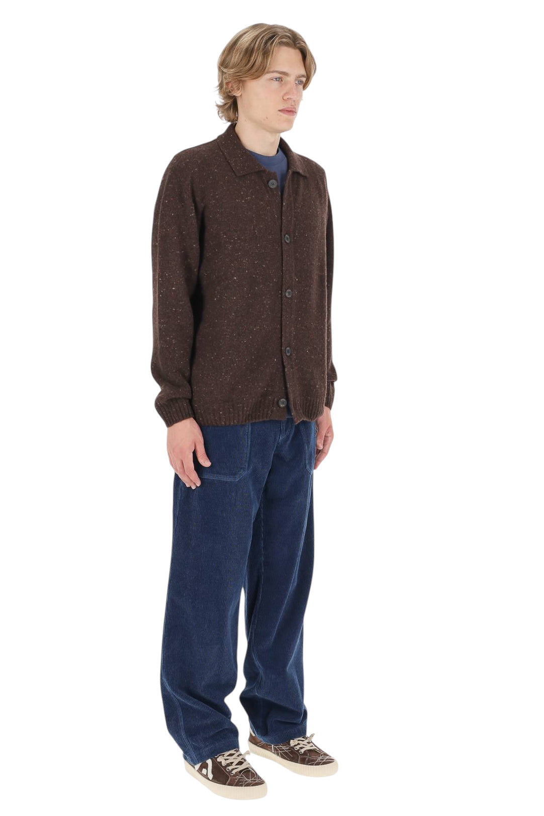 Drumohr Cardigan con bottoni in lana-cashmere D5SK203L 580 