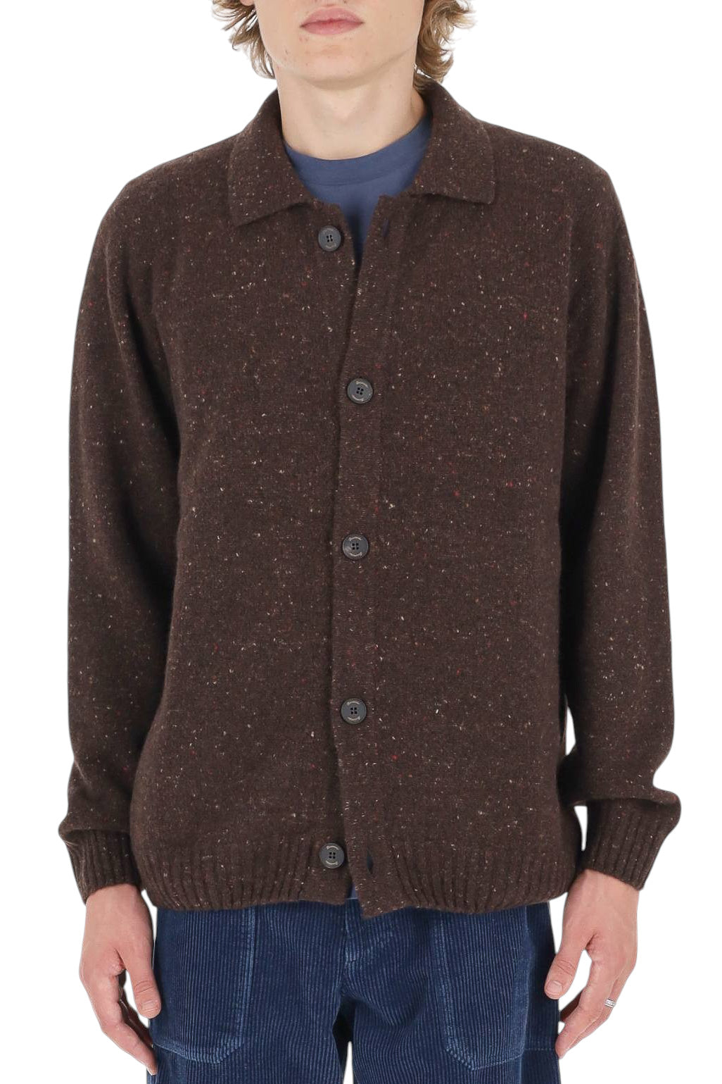 Drumohr Cardigan con bottoni in lana-cashmere D5SK203L 580 