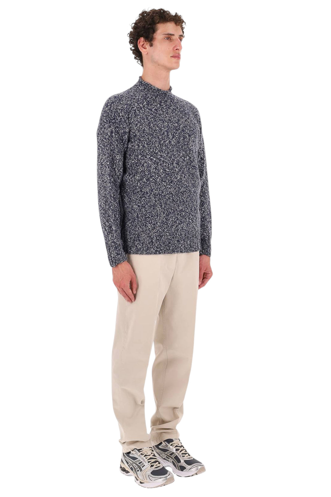 Drumohr Maglia girocollo mélange in lana di agnello D5W144MR/2 M790 
