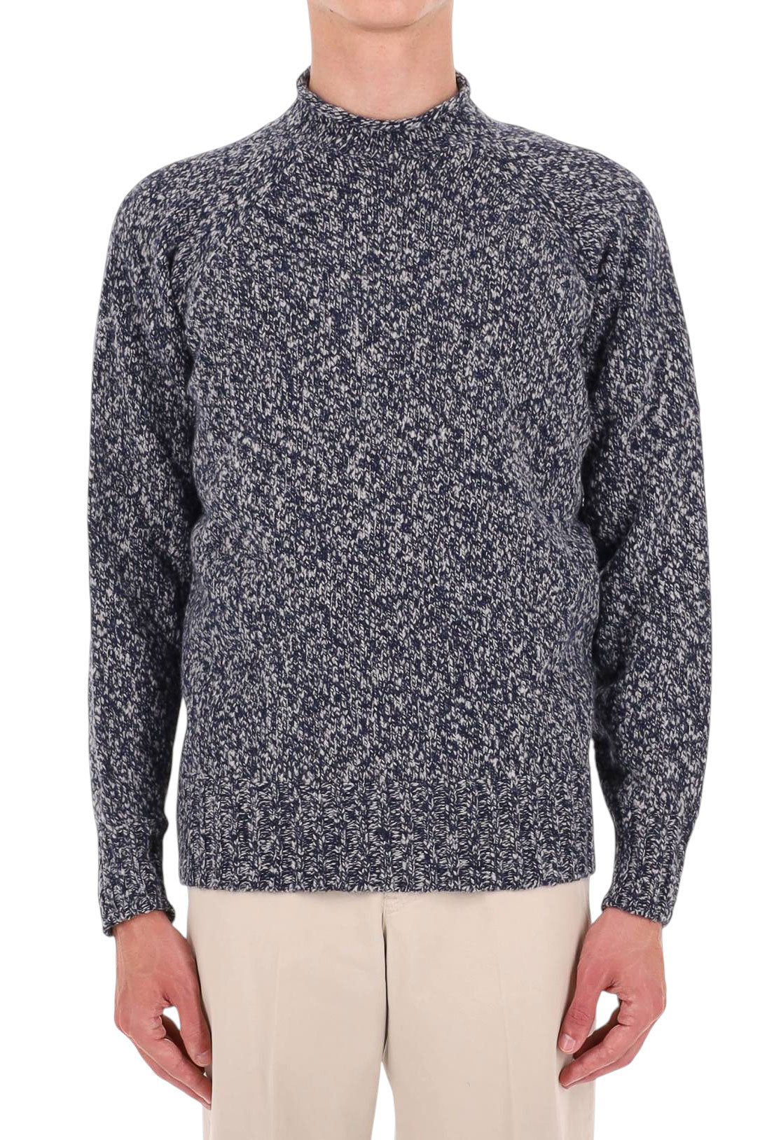 Drumohr Maglia girocollo mélange in lana di agnello D5W144MR/2 M790 