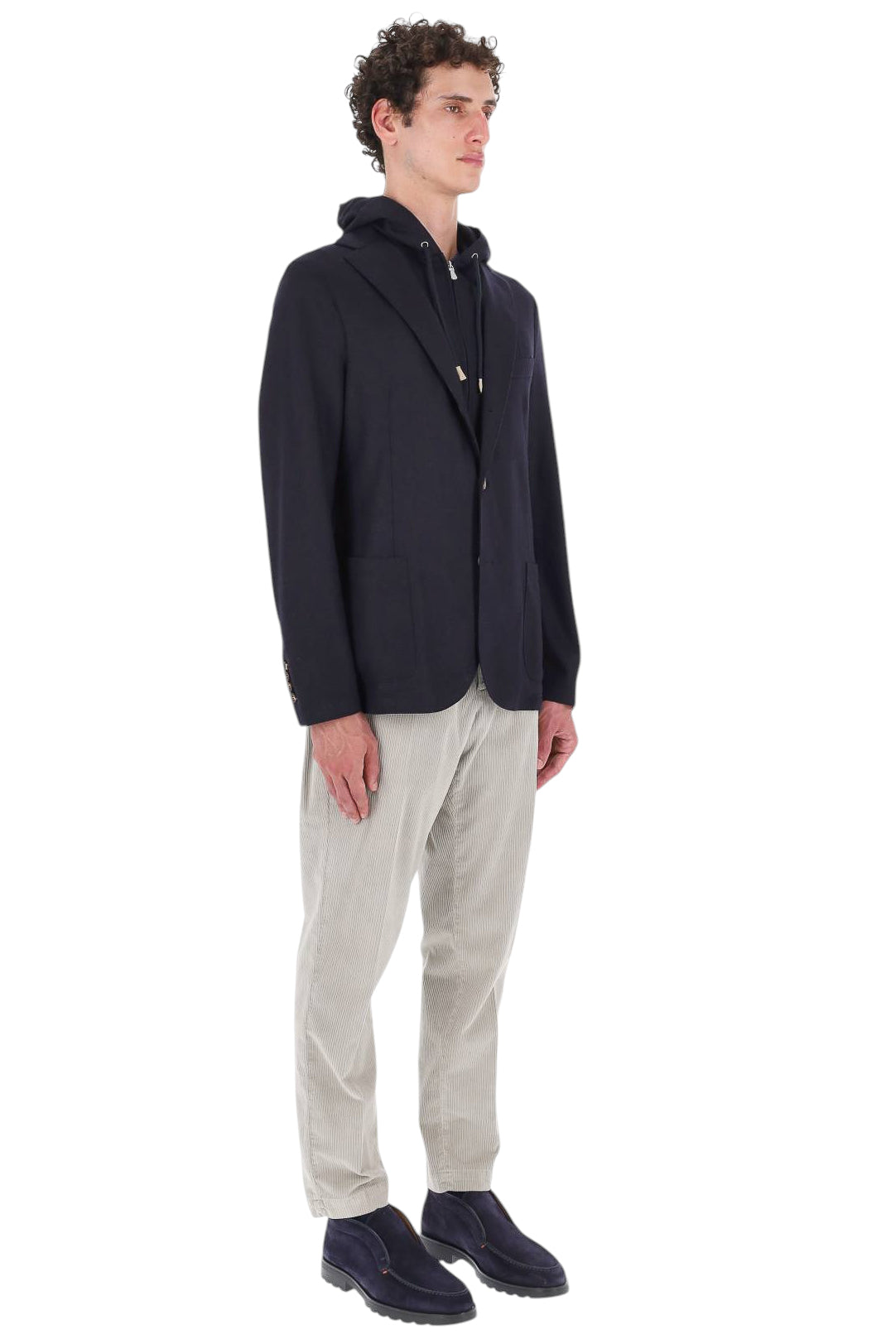 Eleventy Giacca in jersey di lana con pettorina staccabile N70GIAF02 TES0N069 11 
