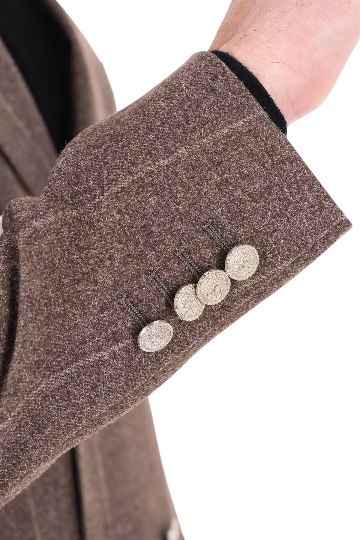 Eleventy Abito doppiopetto gessato in lana-cotone-cashmere N75ABUB01 TES0N058 05 
