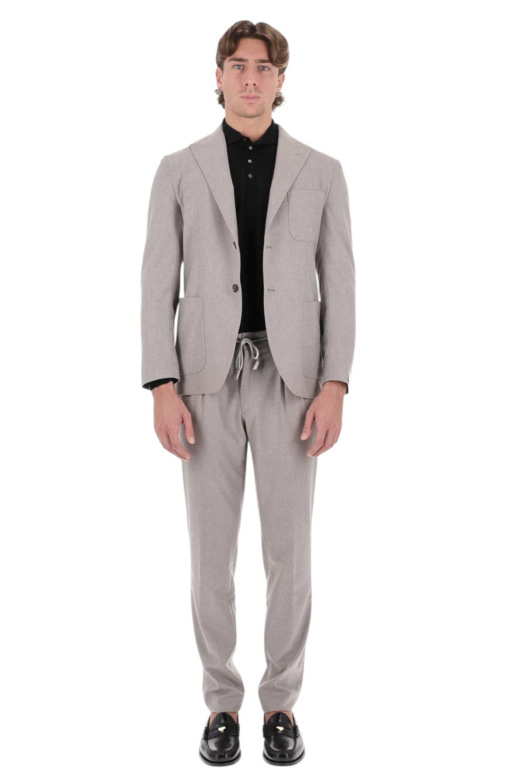 Eleventy Abito in lana con pantalone jogger N75ABUK02 TES0H009 07NN 