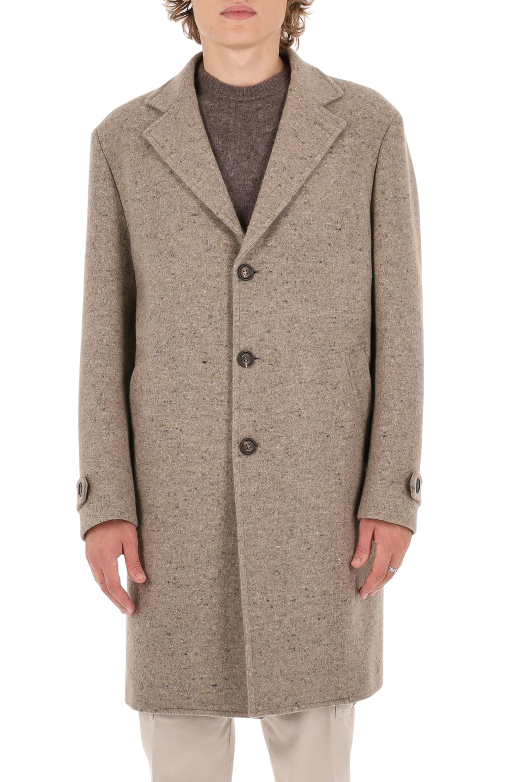 Eleventy Cappotto sale e pepe in lana-cashmere N75CAPL04 TES0L111 80 