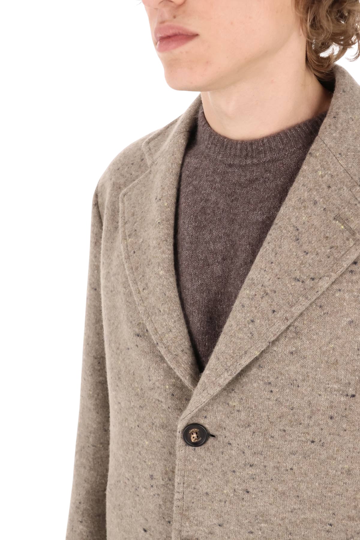 Eleventy Cappotto sale e pepe in lana-cashmere N75CAPL04 TES0L111 80 