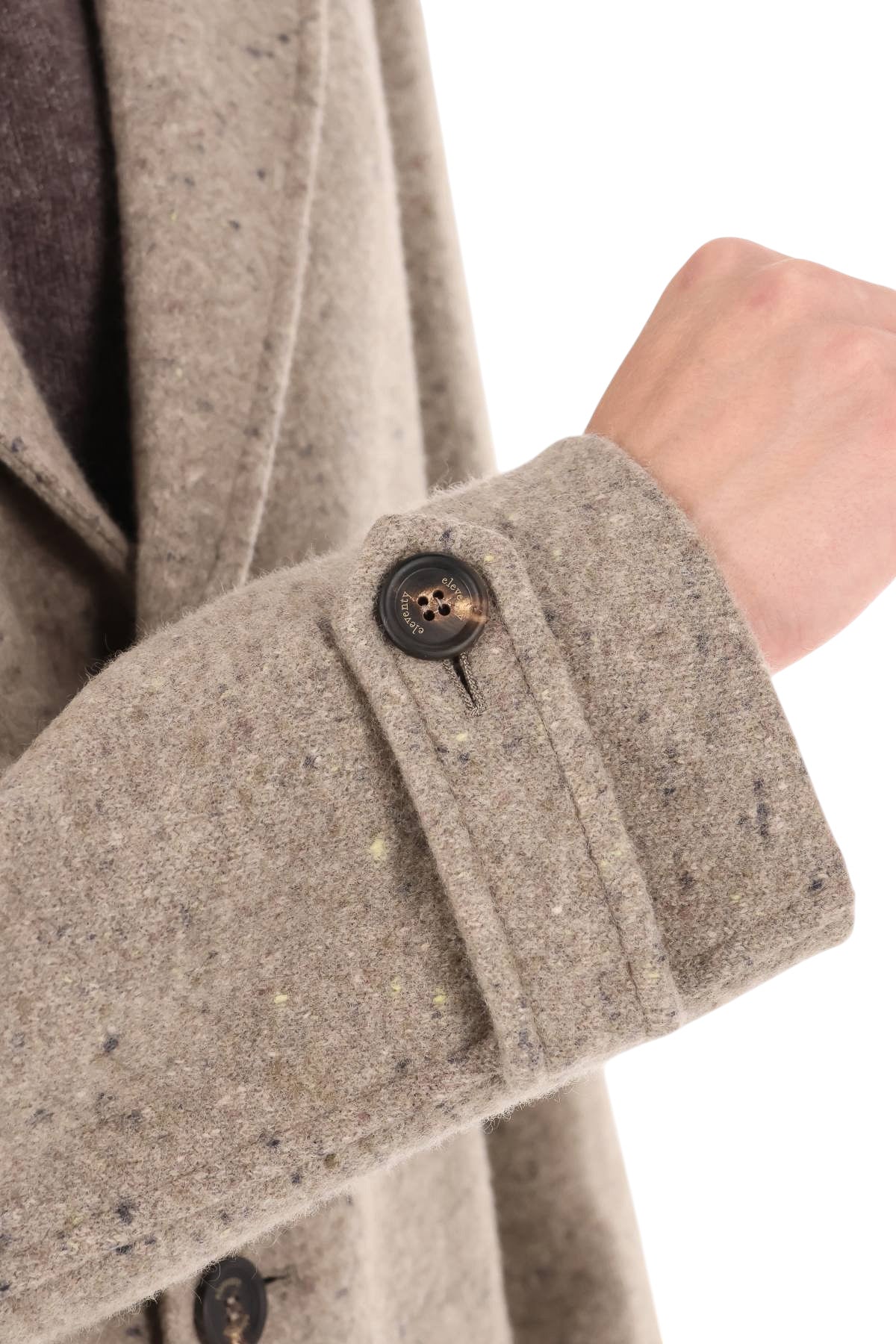 Eleventy Cappotto sale e pepe in lana-cashmere N75CAPL04 TES0L111 80 