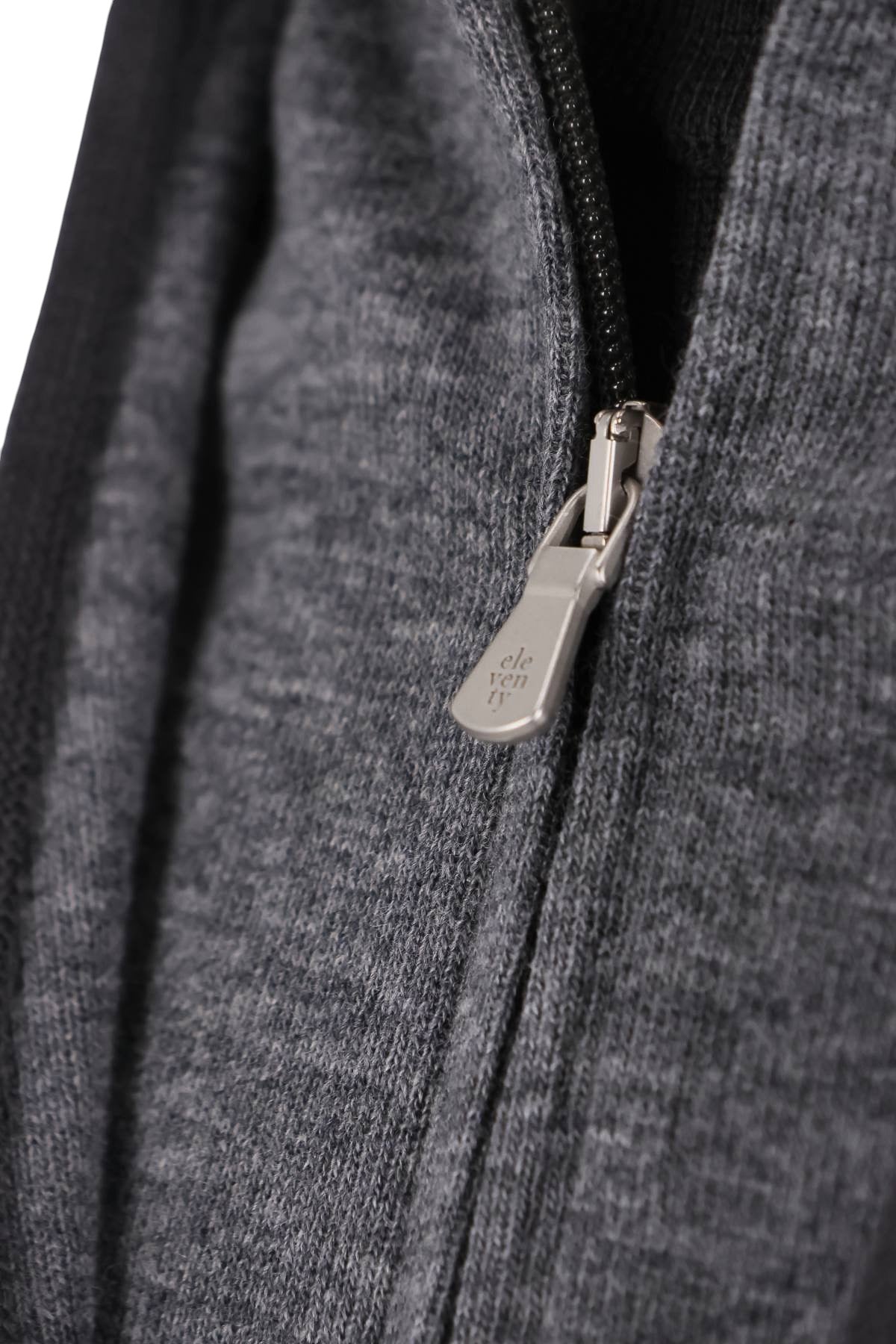 Eleventy Giacca in jersey di lana-cotone-cashmere con cappuccio N75GIAK06 TES0N176 14 