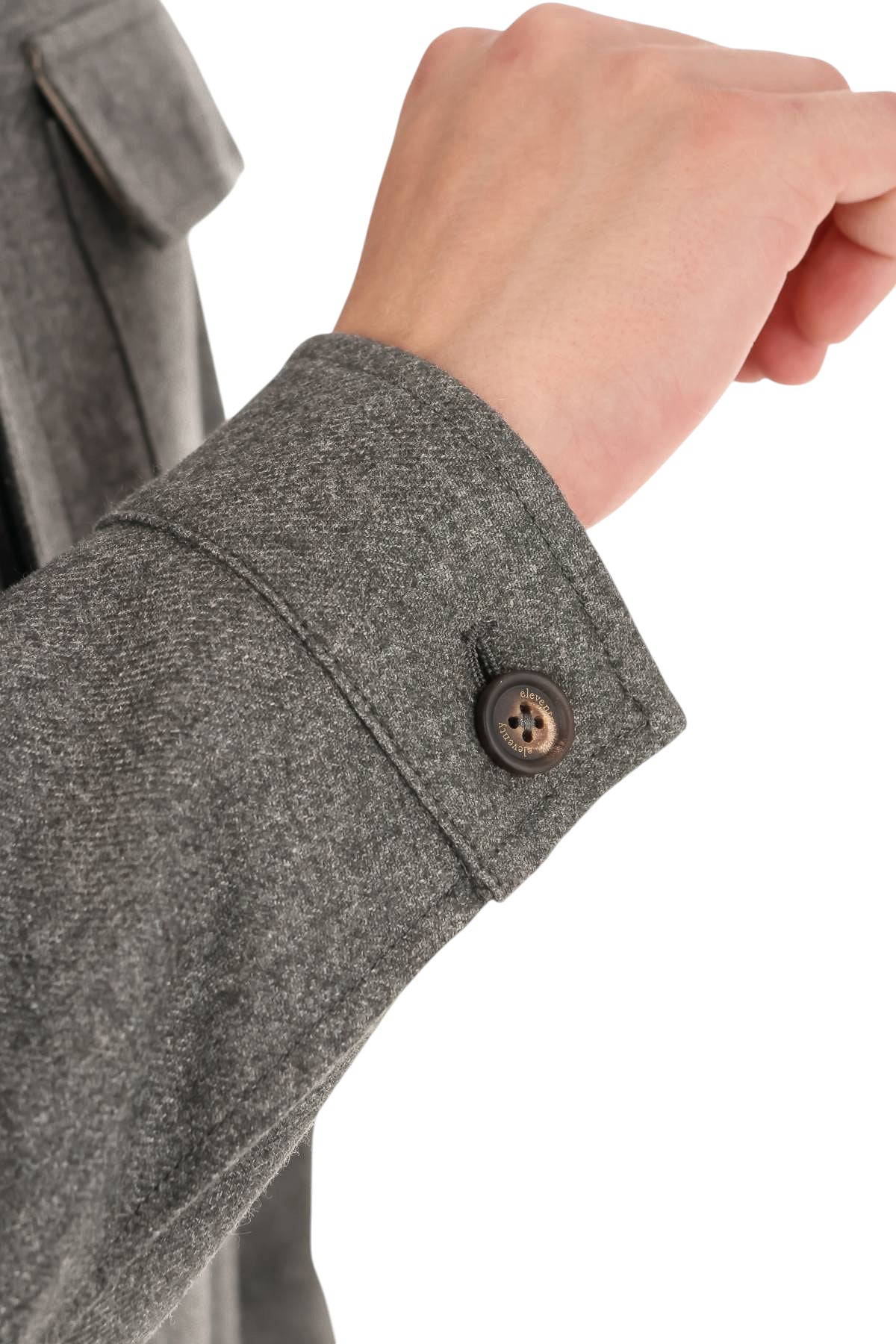 Eleventy Overshirt in lana-cotone-cashmere N75GIAK08 TES0N047 07 