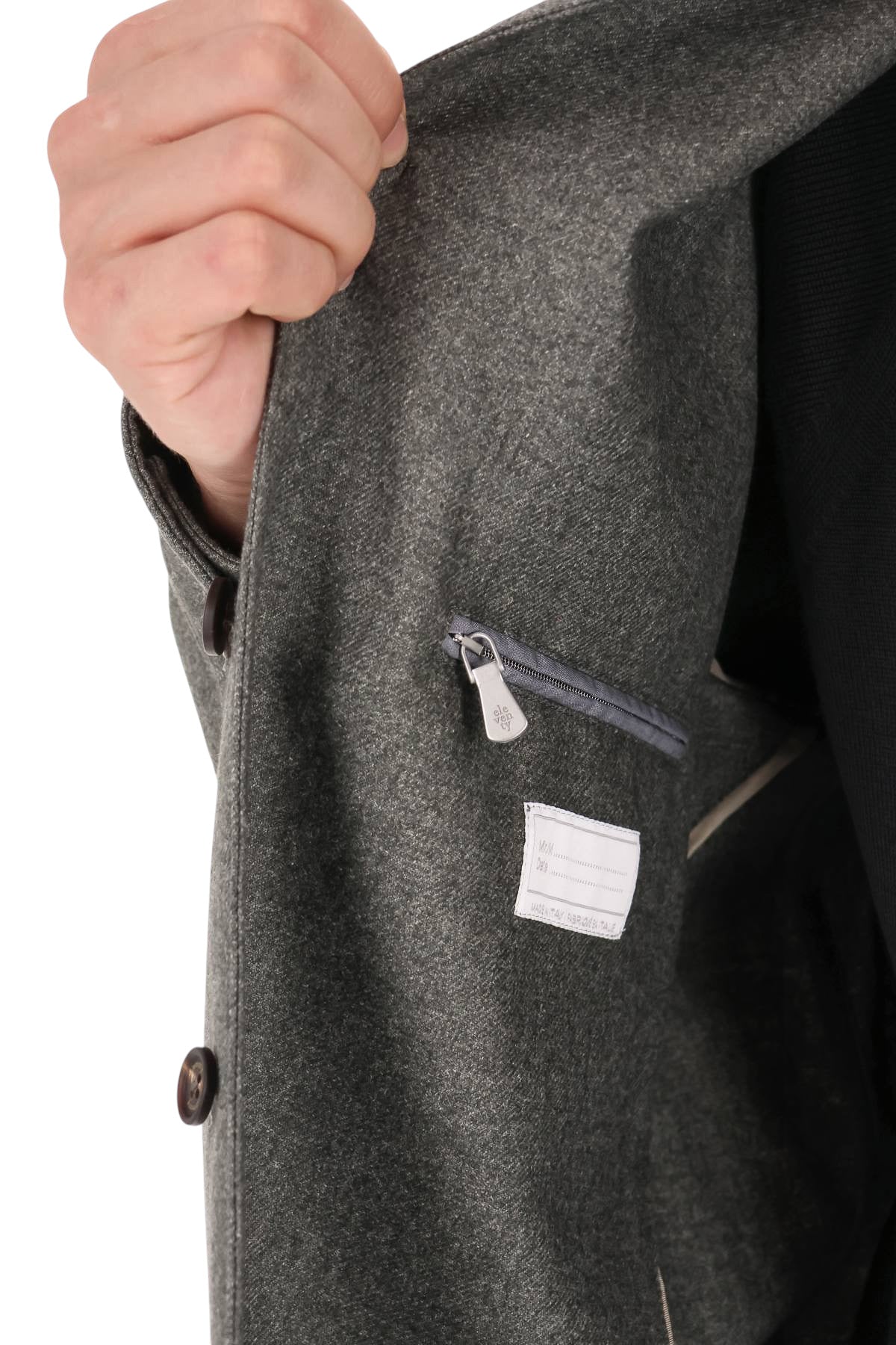 Eleventy Overshirt in lana-cotone-cashmere N75GIAK08 TES0N047 07 