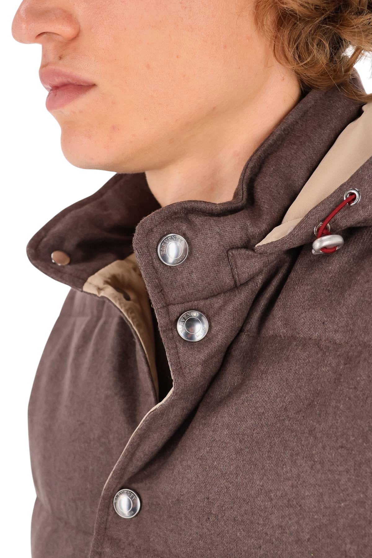 Eleventy Gilet imbottito in cashmere N75GILH04 TES0N168 05 