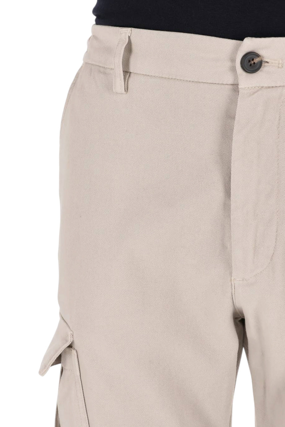 Eleventy Pantalone cargo in lyocell-cotone N75PANN05 TET0N002 02 