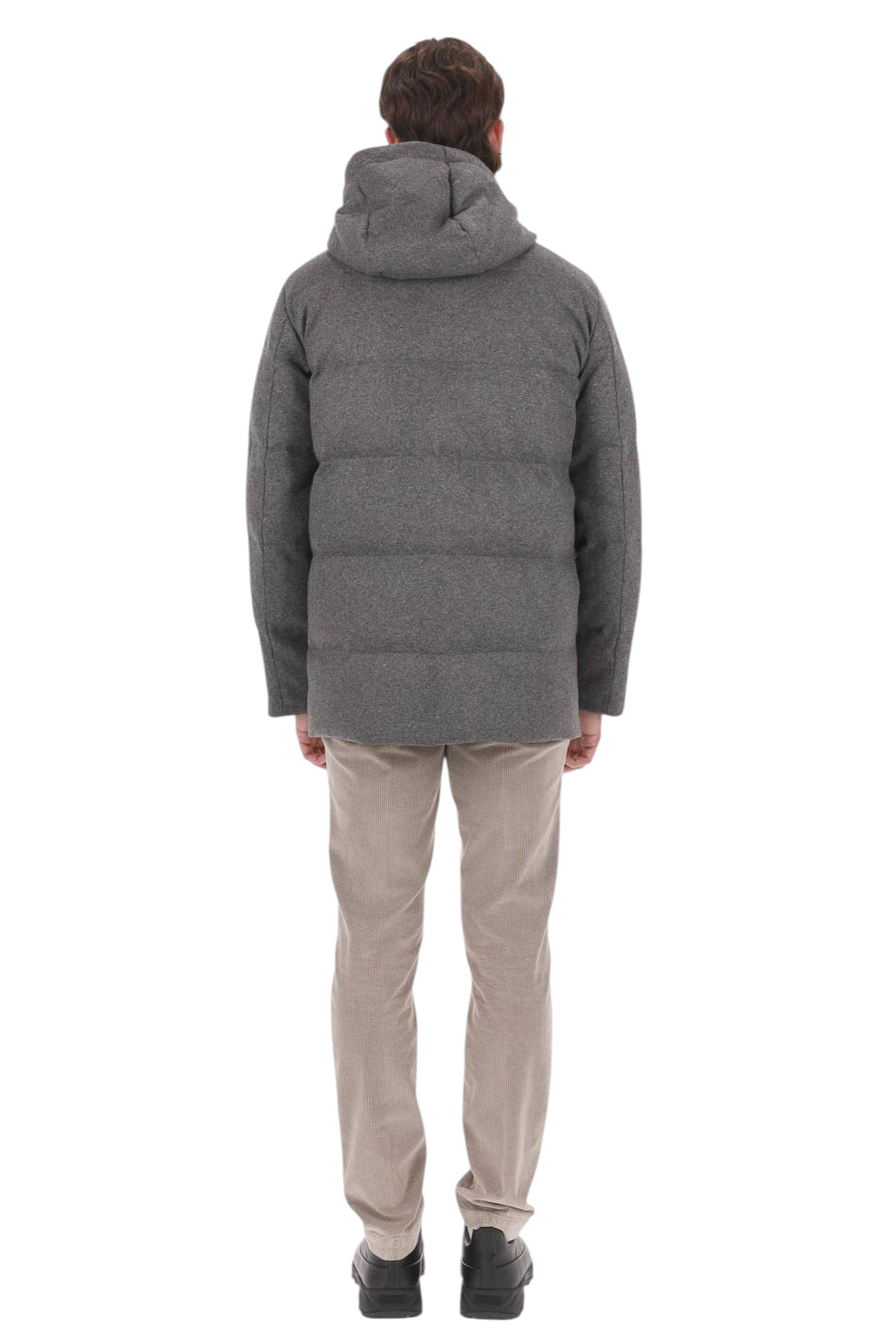 Eleventy Parka in cashmere imbottito in piuma con cappuccio N75SPON02 TES0N168 14 