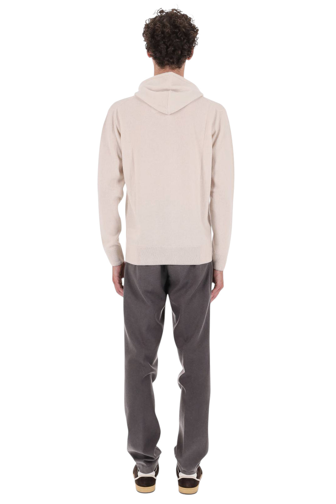 Eleventy Maglia full zip con cappuccio in cashmere X76MAGK33 MAG0K019 02-13 