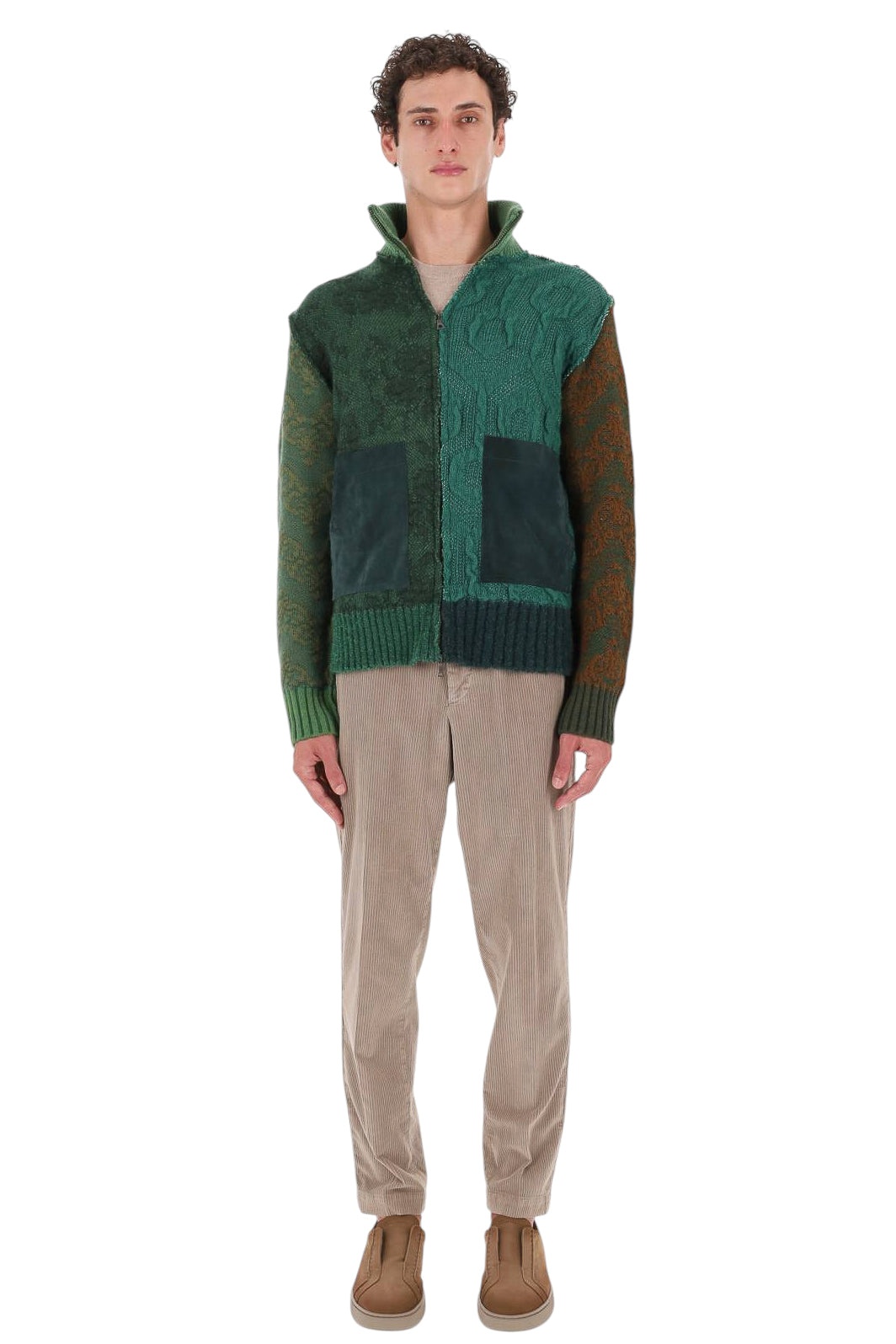 Essensi Maglia full zip Elba in lana-mohair-viscosa-alpaca ELBA F 