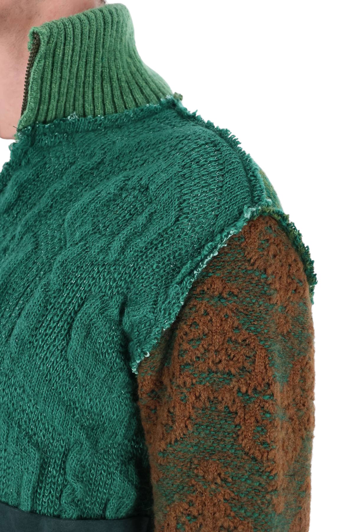 Essensi Maglia full zip Elba in lana-mohair-viscosa-alpaca ELBA F 
