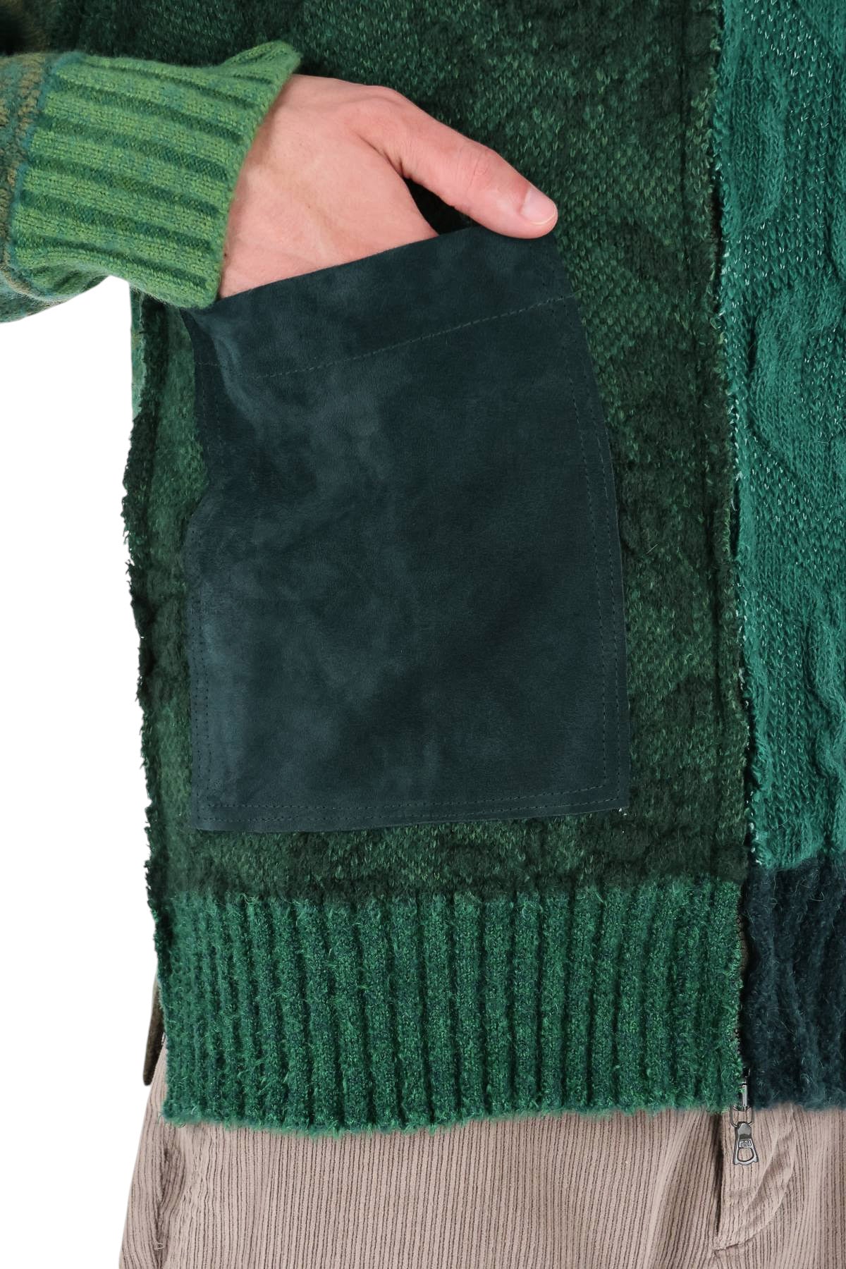 Essensi Maglia full zip Elba in lana-mohair-viscosa-alpaca ELBA F 